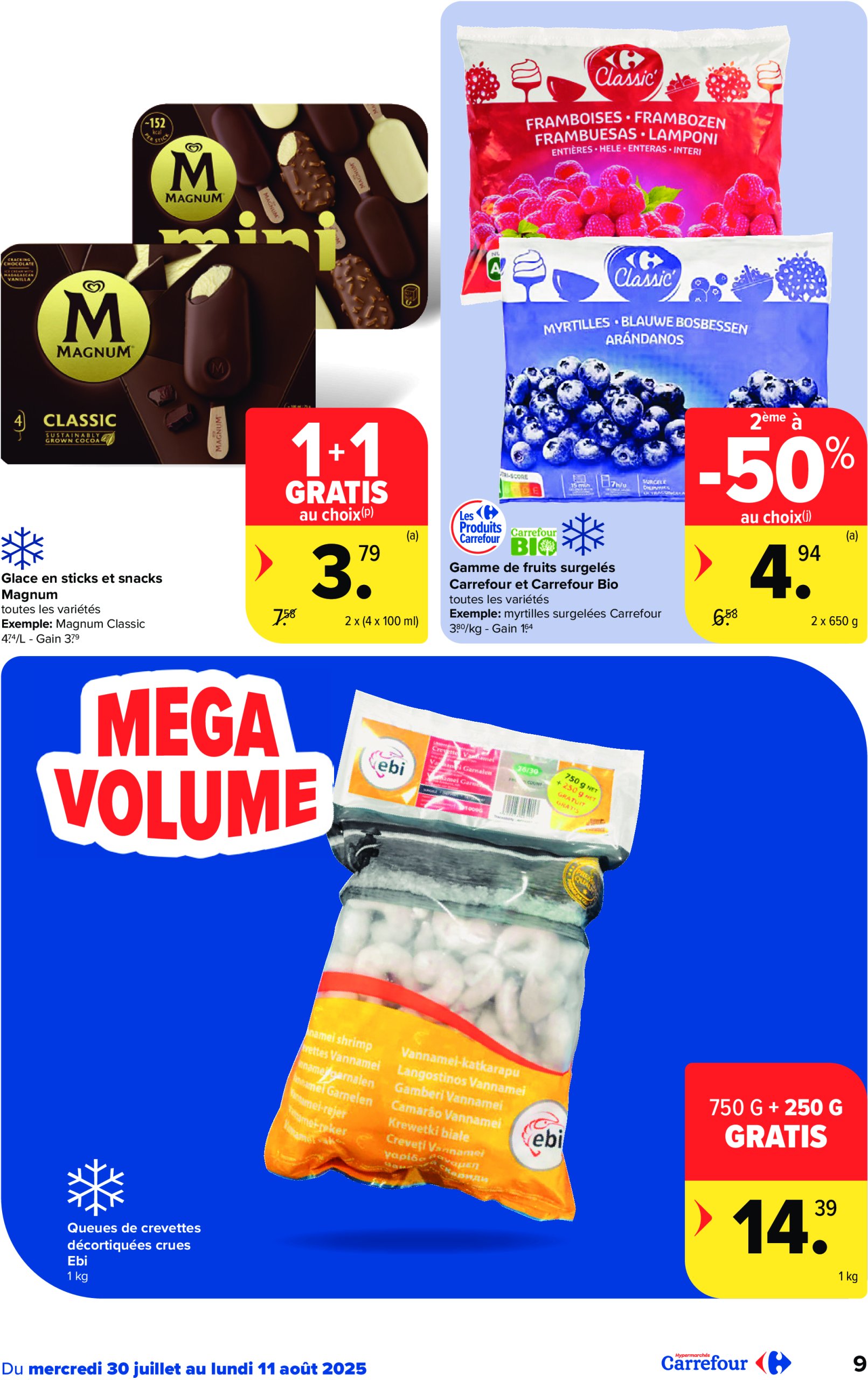 carrefour - Carrefour Hypermarchés folder geldig vanaf 30/07 - 11/08 - page: 9 carrefour - Carrefour Hypermarchés folder geldig vanaf 30/07 - 11/08 - page: 9