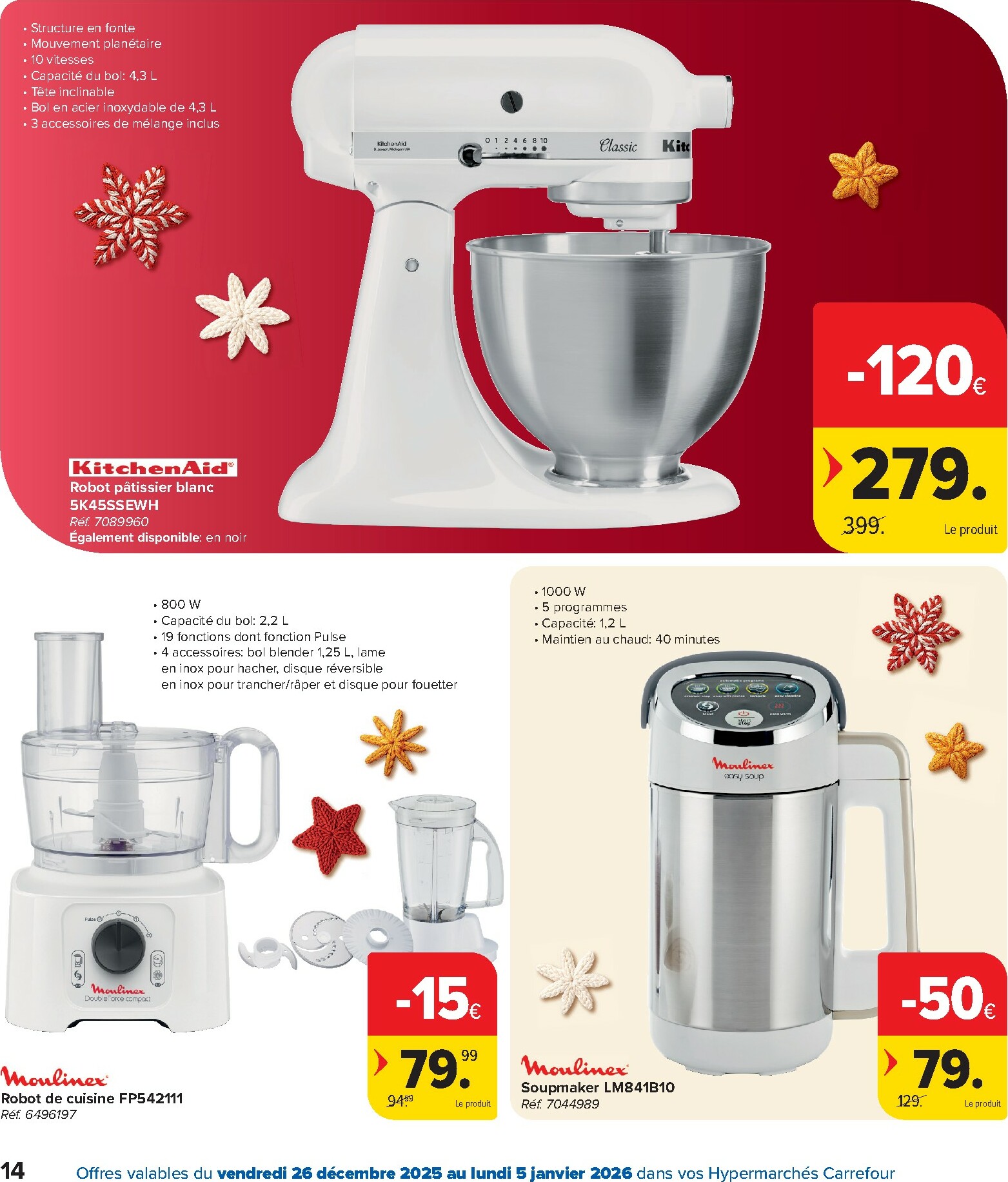 carrefour - De Carrefour Hypermarchés folder geldig vanaf 26/12 t/m 05/01 - page: 14