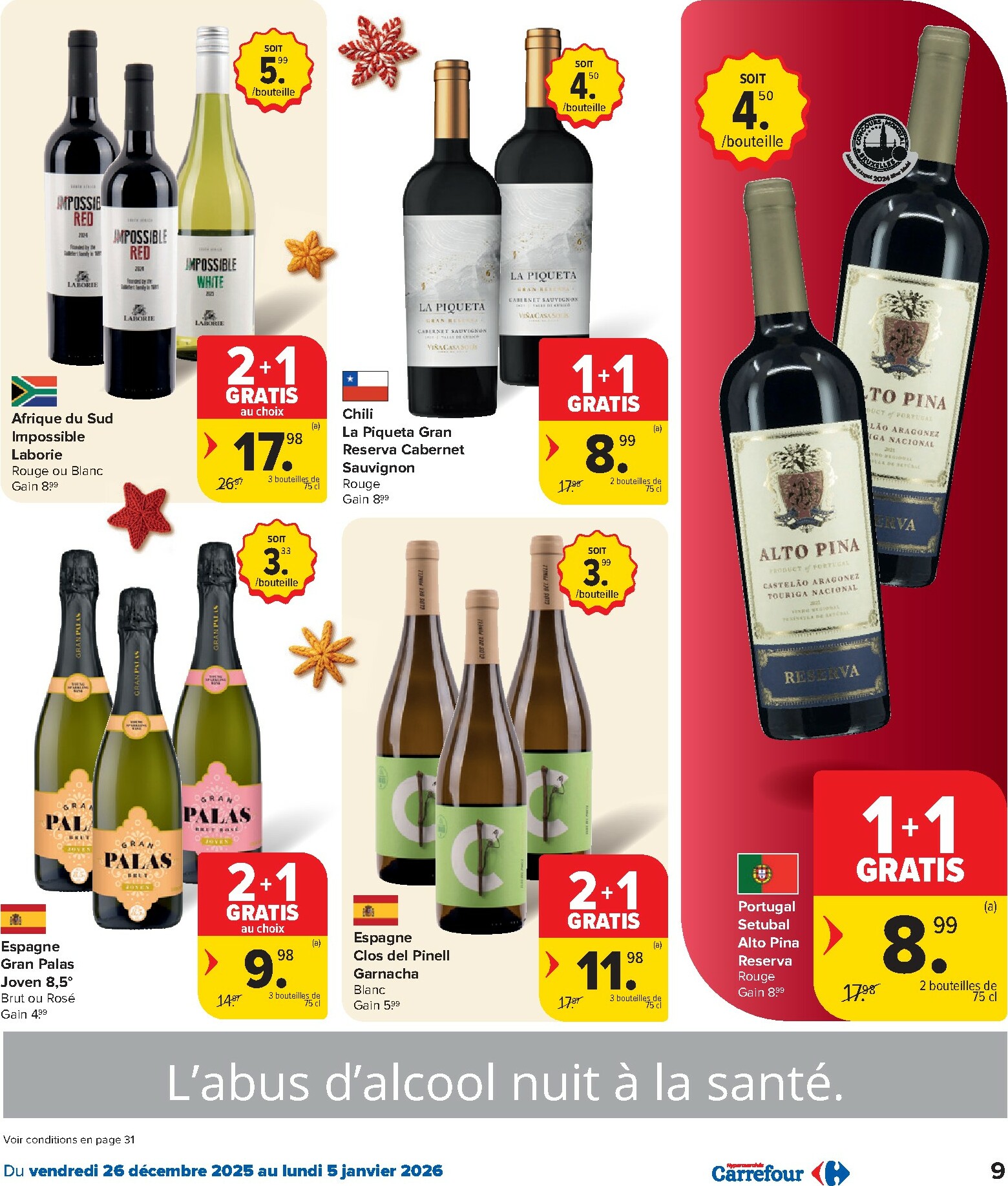 carrefour - De Carrefour Hypermarchés folder geldig vanaf 26/12 t/m 05/01 - page: 9