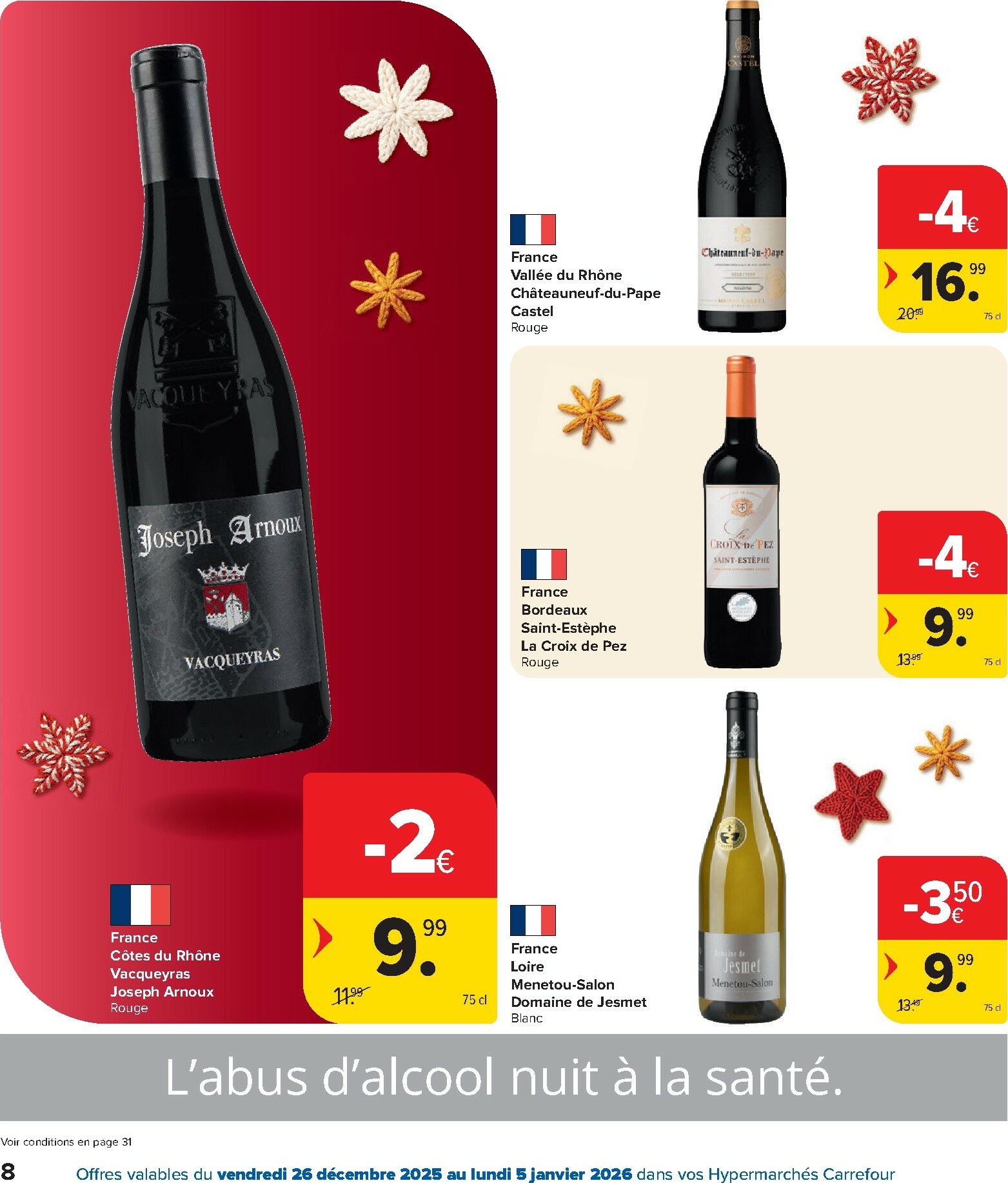 carrefour - De Carrefour Hypermarchés folder geldig vanaf 26/12 t/m 05/01 - page: 8