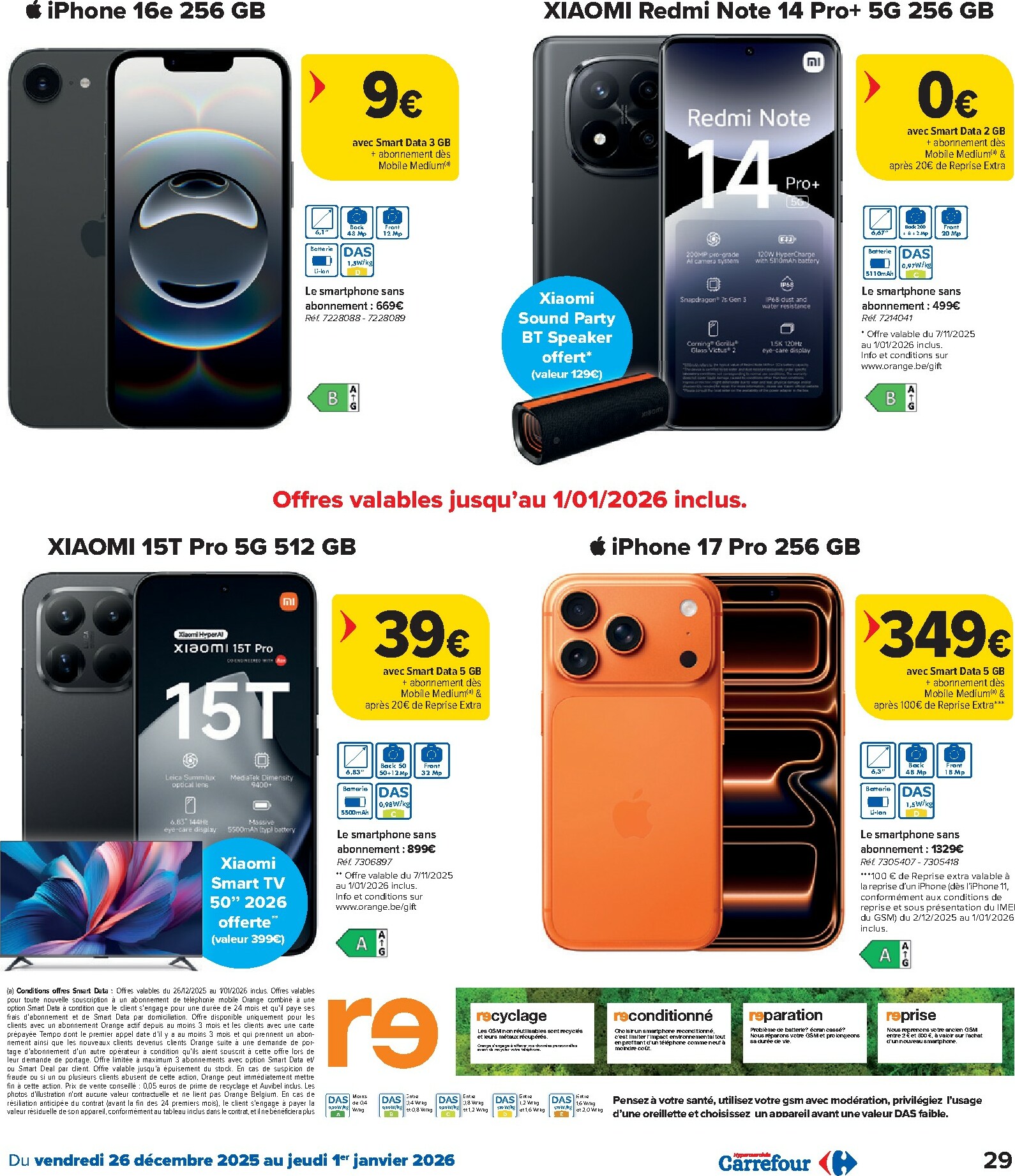 carrefour - De Carrefour Hypermarchés folder geldig vanaf 26/12 t/m 05/01 - page: 29