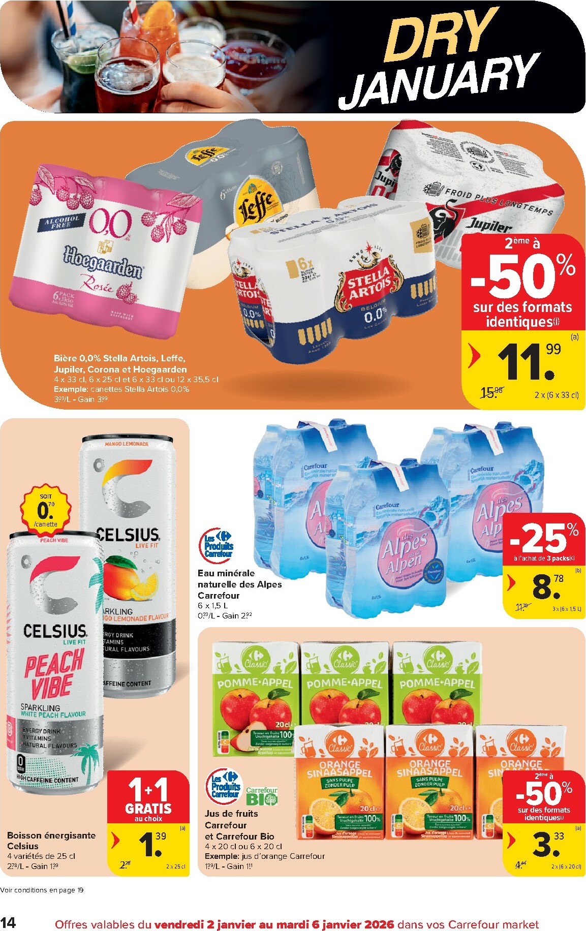 carrefour - De Carrefour Market folder geldig vanaf 02/01 t/m 06/01 - page: 14