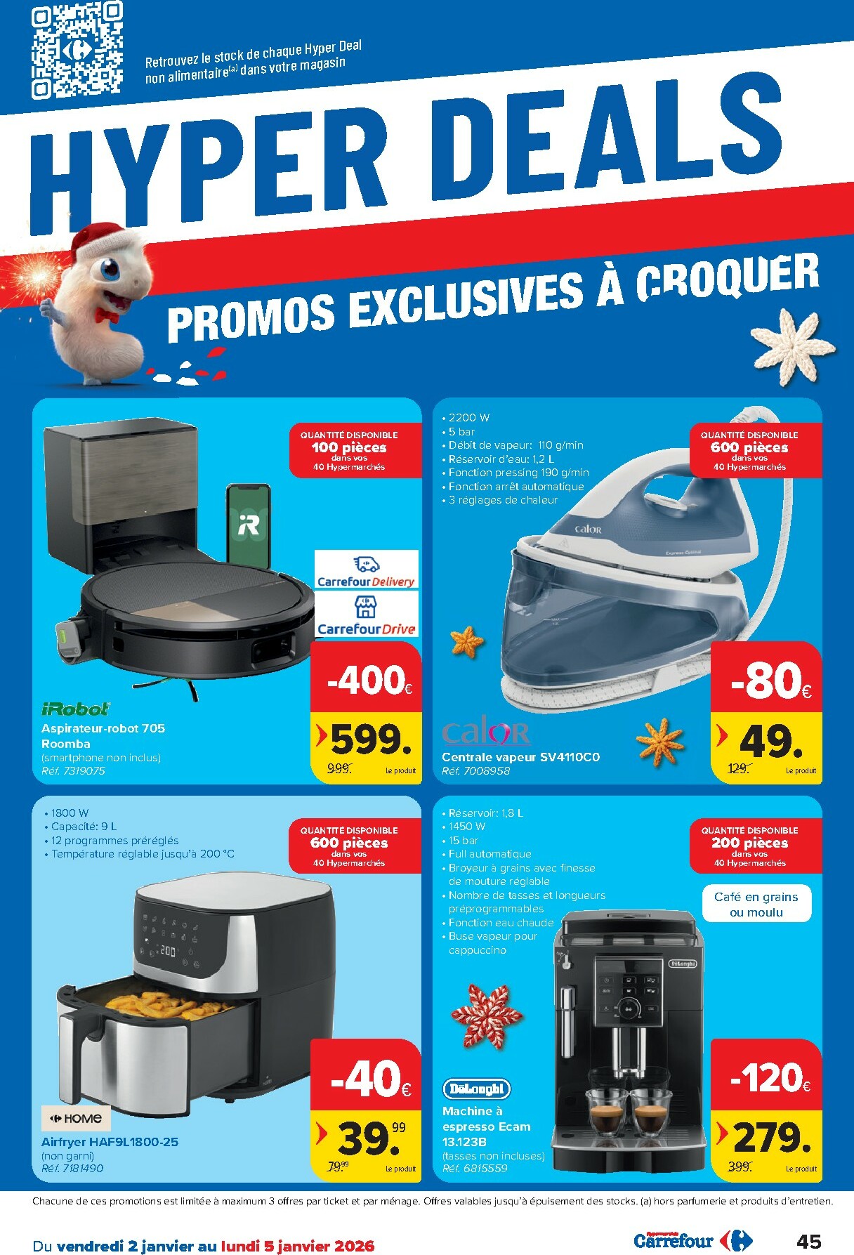 carrefour - De Carrefour Hypermarchés folder geldig vanaf 02/01 t/m 12/01 - page: 45