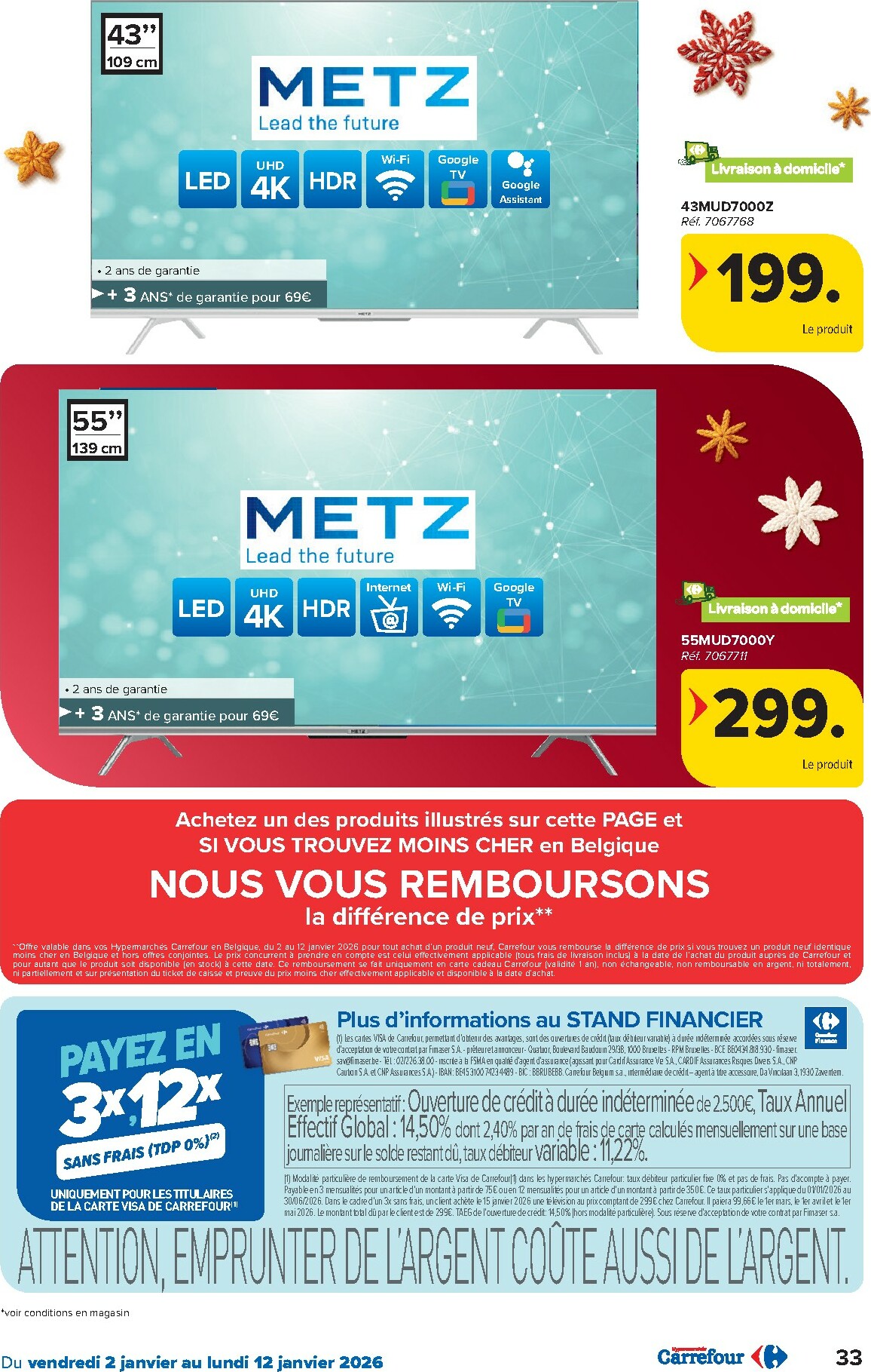 carrefour - De Carrefour Hypermarchés folder geldig vanaf 02/01 t/m 12/01 - page: 33