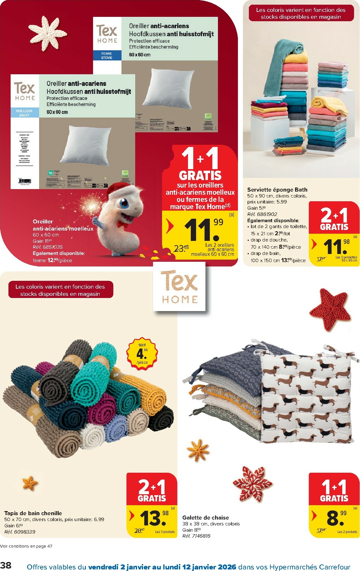 carrefour - De Carrefour Hypermarchés folder geldig vanaf 02/01 t/m 12/01 - page: 38