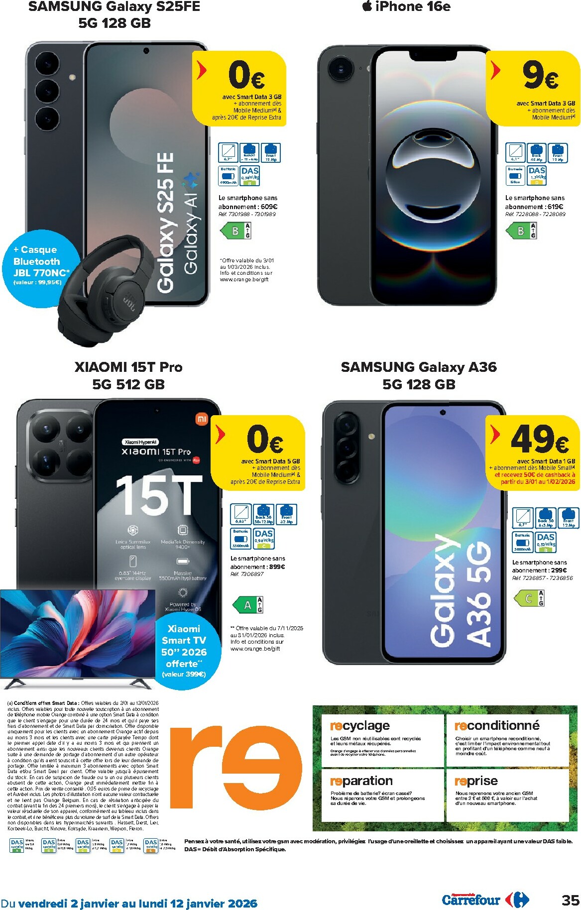 carrefour - De Carrefour Hypermarchés folder geldig vanaf 02/01 t/m 12/01 - page: 35