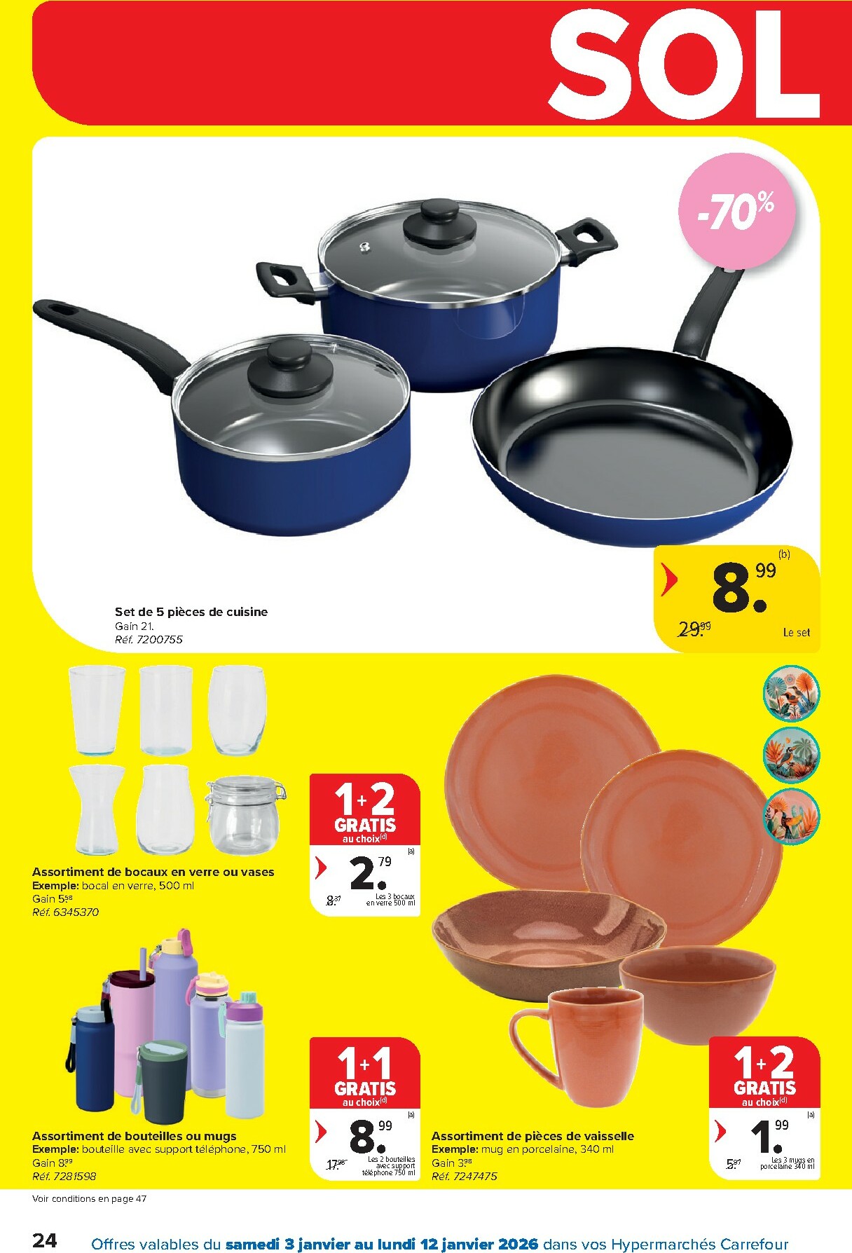 carrefour - De Carrefour Hypermarchés folder geldig vanaf 02/01 t/m 12/01 - page: 24