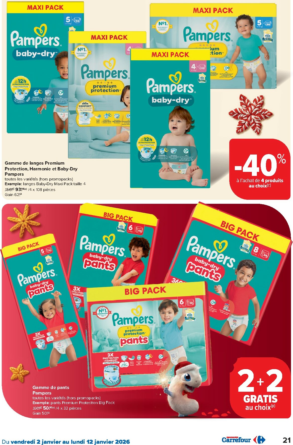 carrefour - De Carrefour Hypermarchés folder geldig vanaf 02/01 t/m 12/01 - page: 21