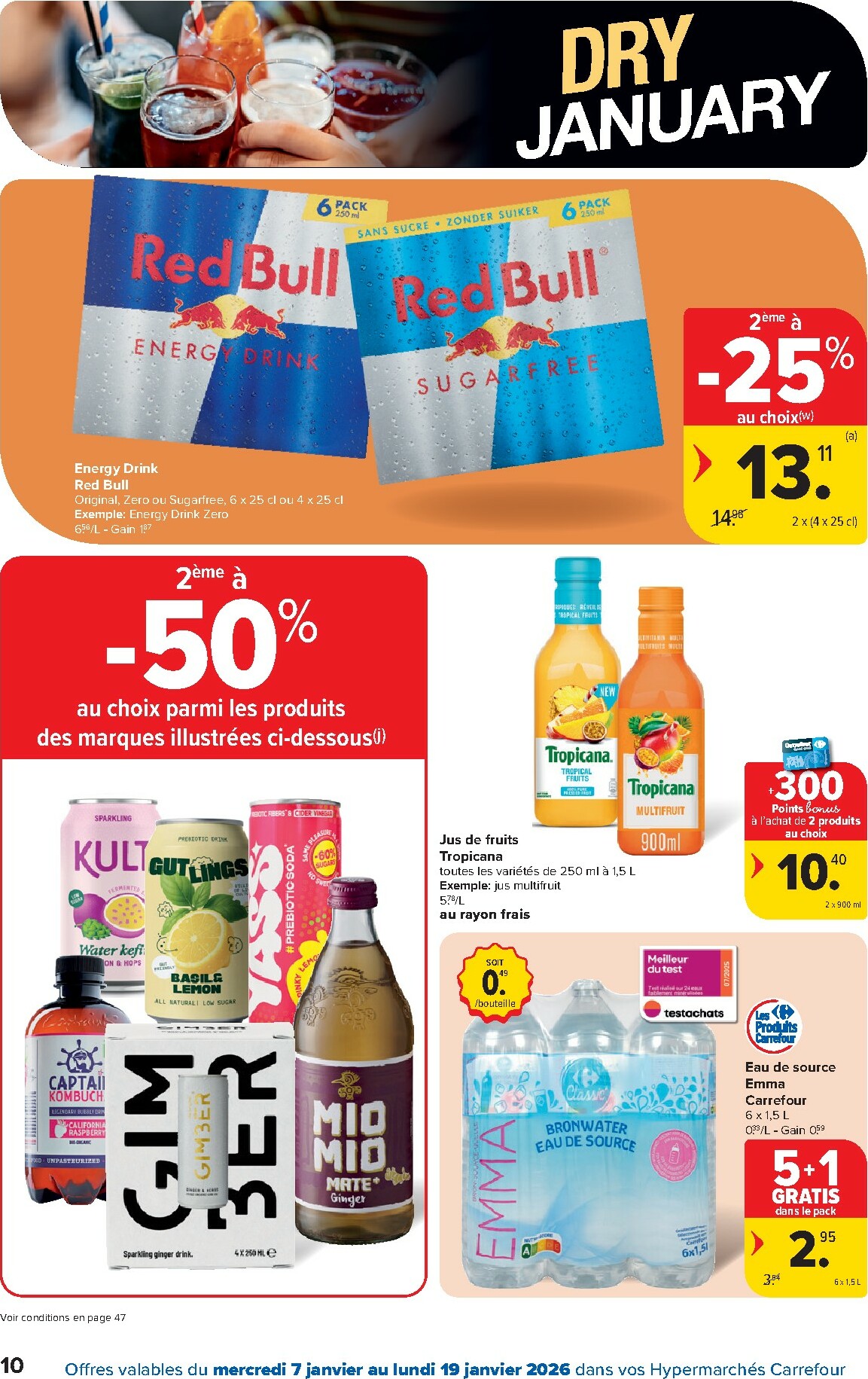 carrefour - De Carrefour Hypermarchés folder geldig vanaf 07/01 t/m 19/01 - page: 10