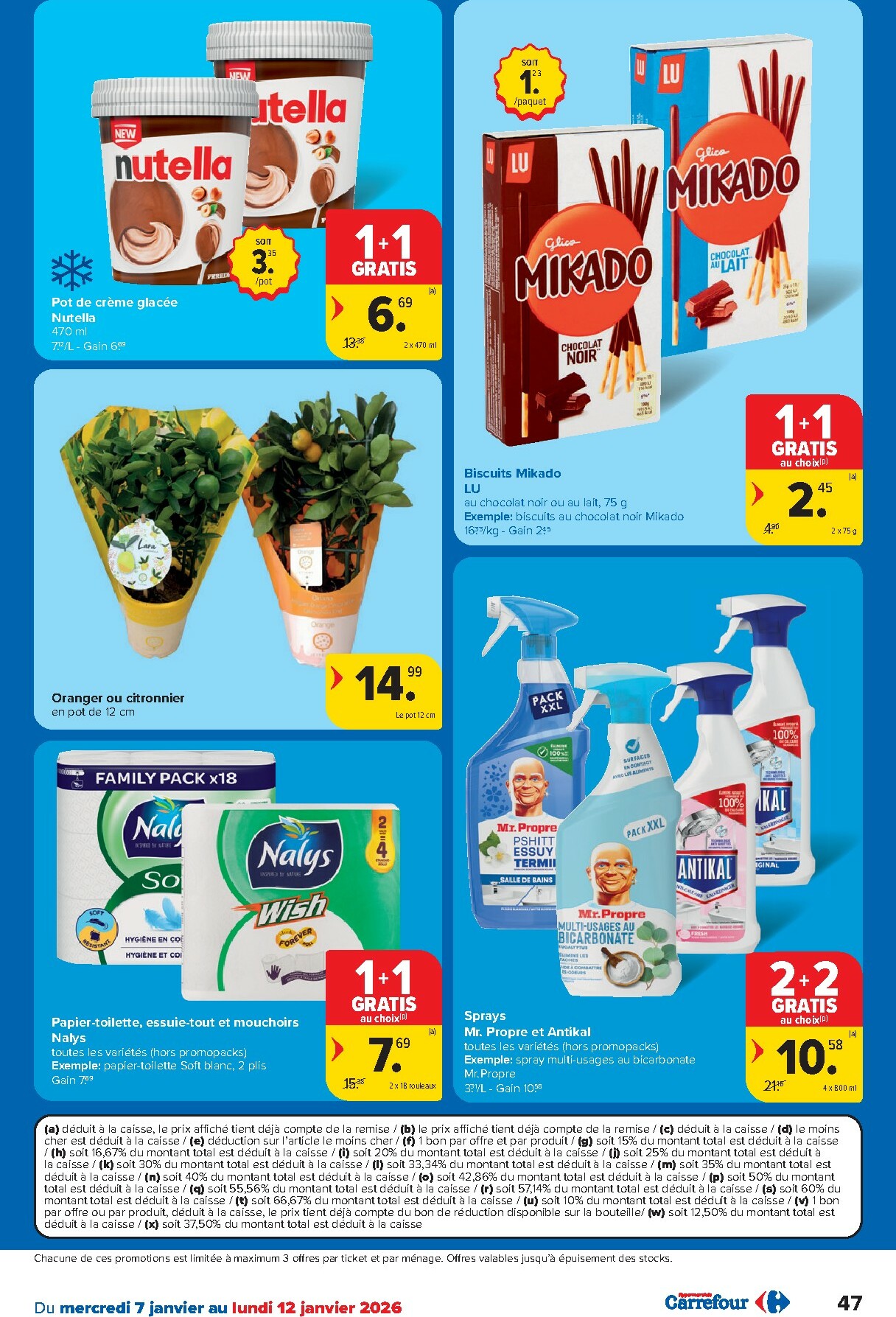 carrefour - De Carrefour Hypermarchés folder geldig vanaf 07/01 t/m 19/01 - page: 47
