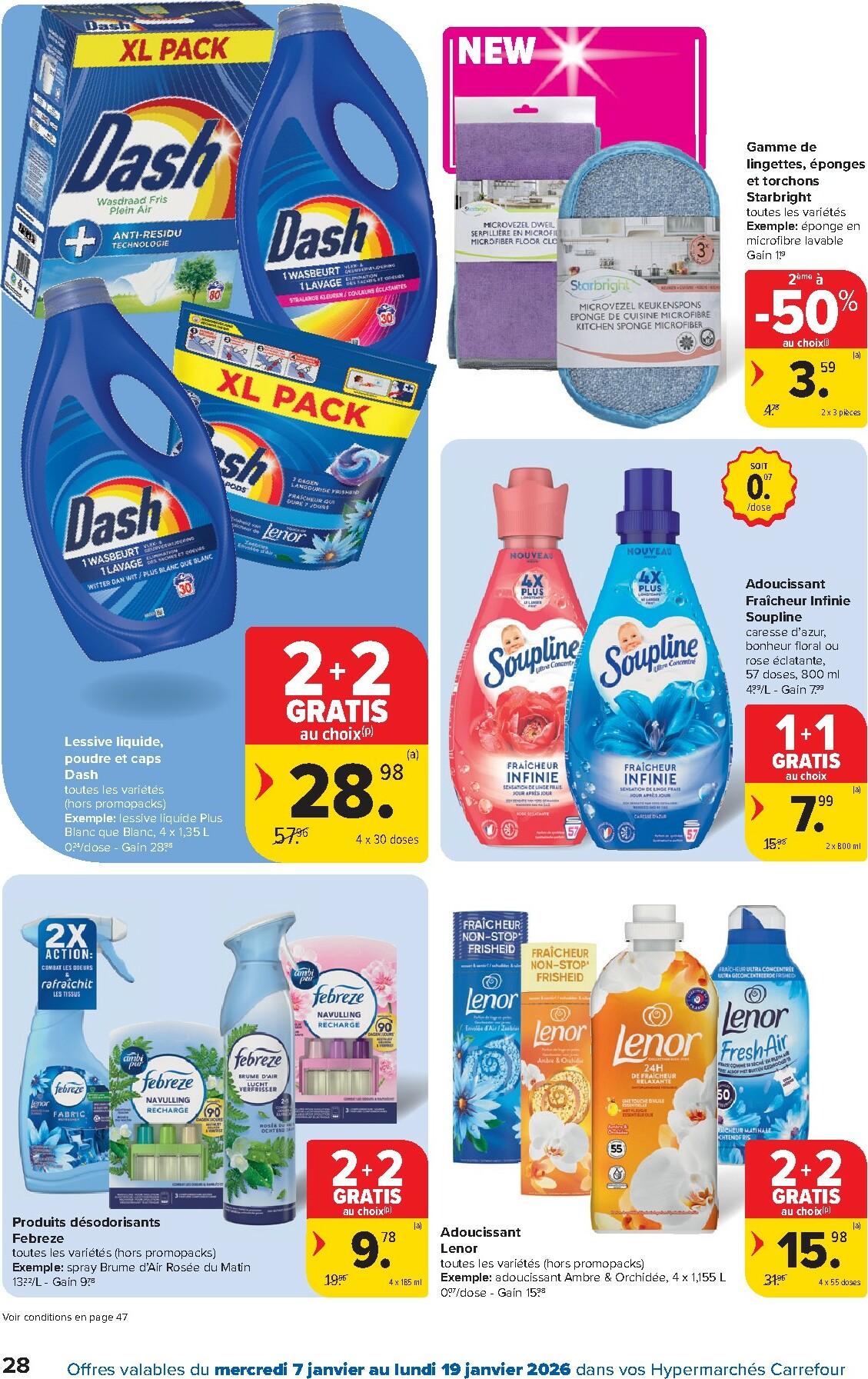 carrefour - De Carrefour Hypermarchés folder geldig vanaf 07/01 t/m 19/01 - page: 28