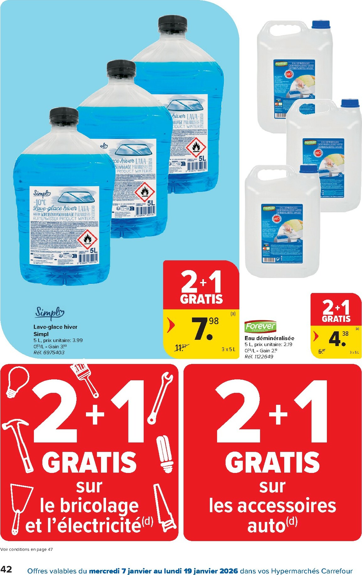 carrefour - De Carrefour Hypermarchés folder geldig vanaf 07/01 t/m 19/01 - page: 42
