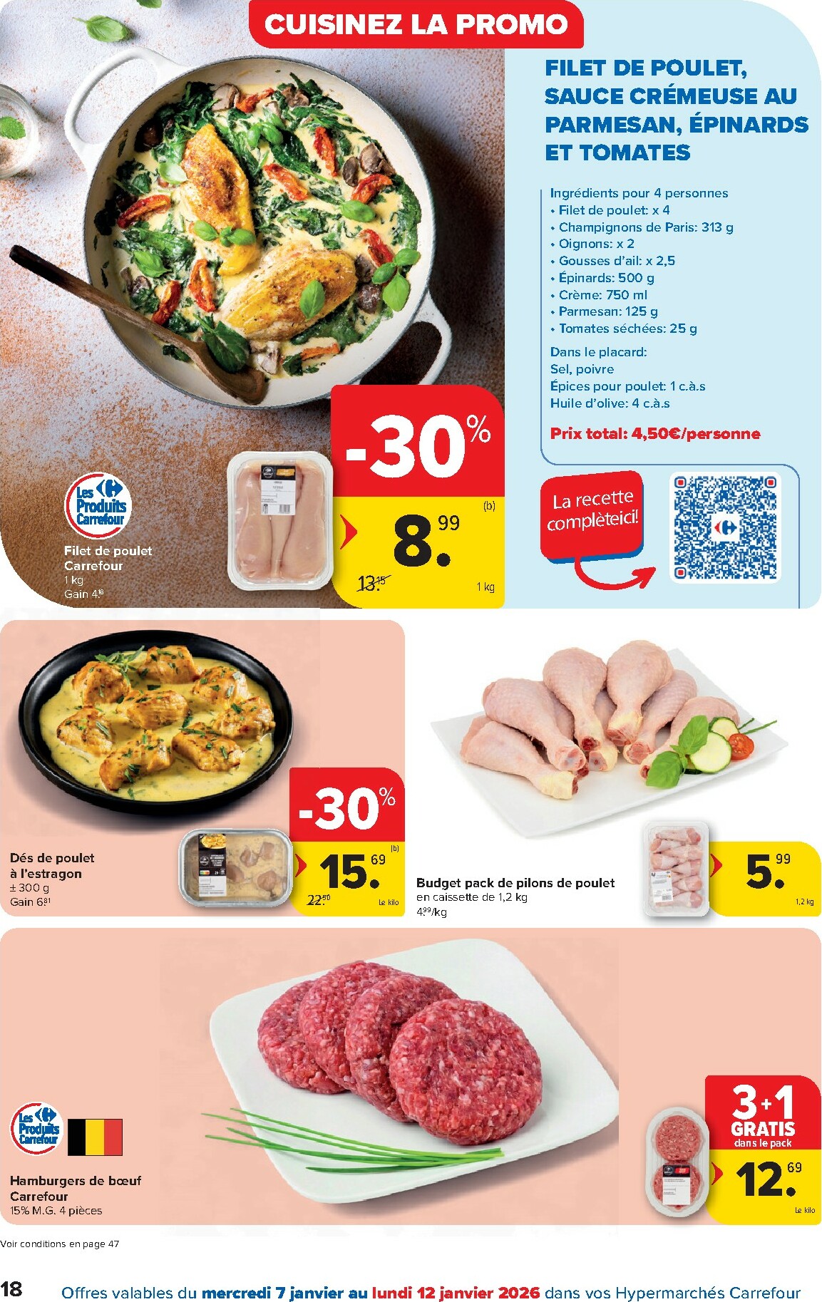 carrefour - De Carrefour Hypermarchés folder geldig vanaf 07/01 t/m 19/01 - page: 18