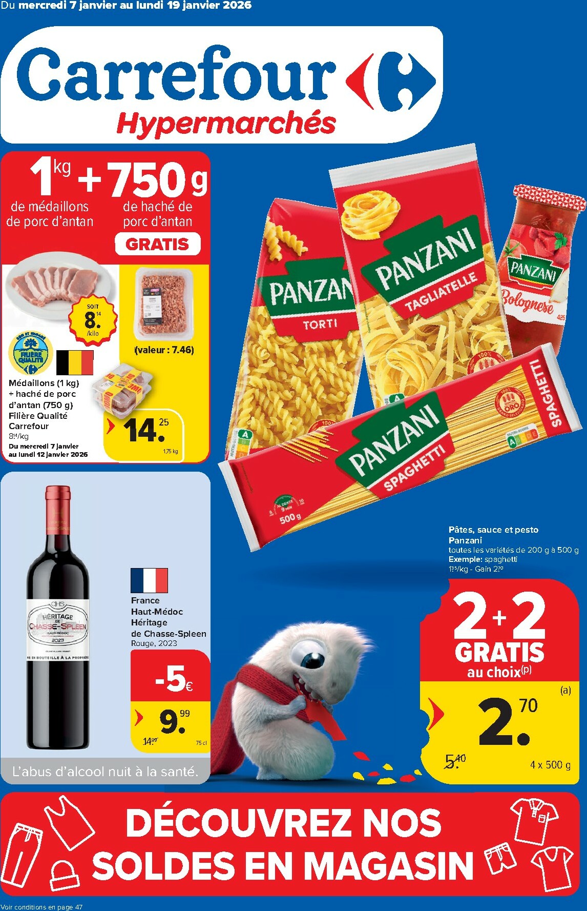 carrefour - De Carrefour Hypermarchés folder geldig vanaf 07/01 t/m 19/01