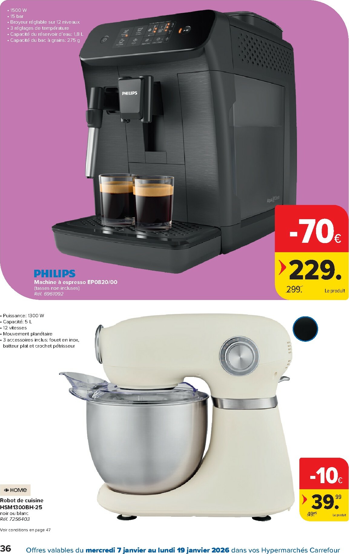 carrefour - De Carrefour Hypermarchés folder geldig vanaf 07/01 t/m 19/01 - page: 36