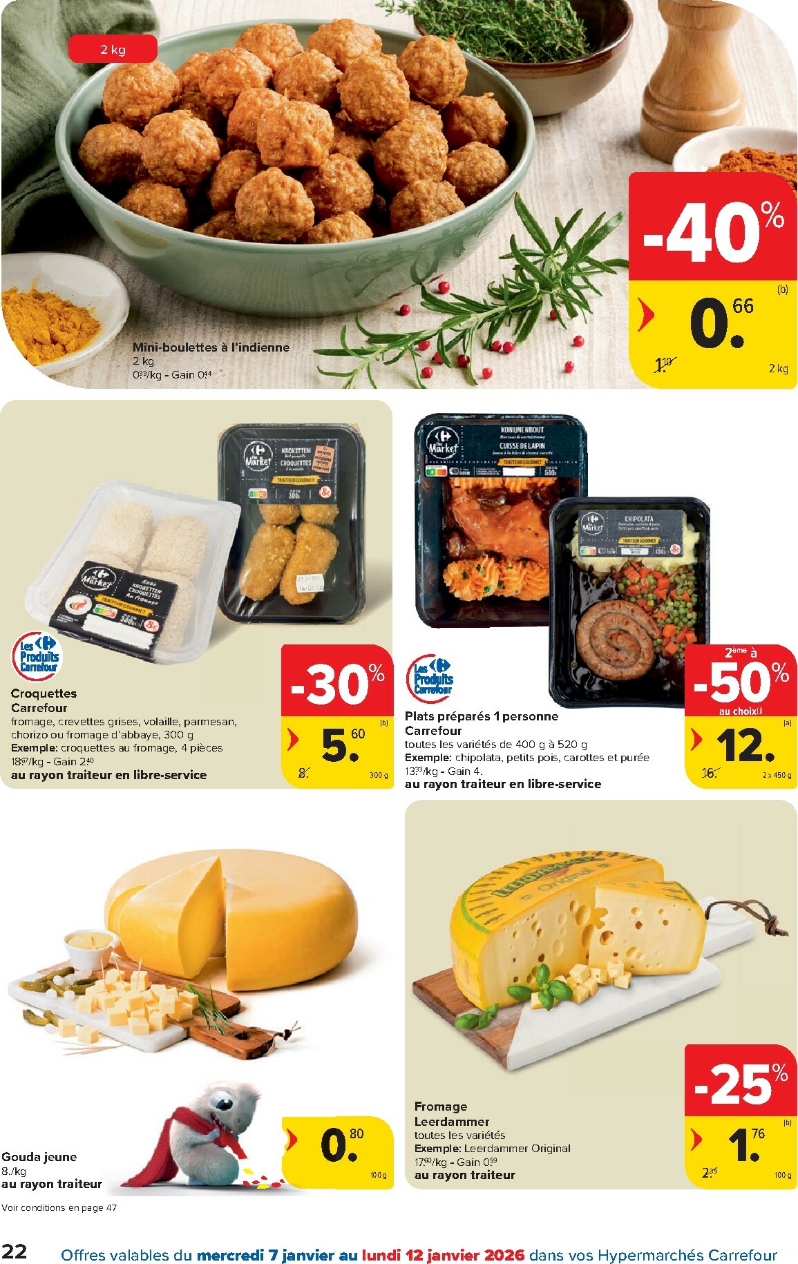 carrefour - De Carrefour Hypermarchés folder geldig vanaf 07/01 t/m 19/01 - page: 22