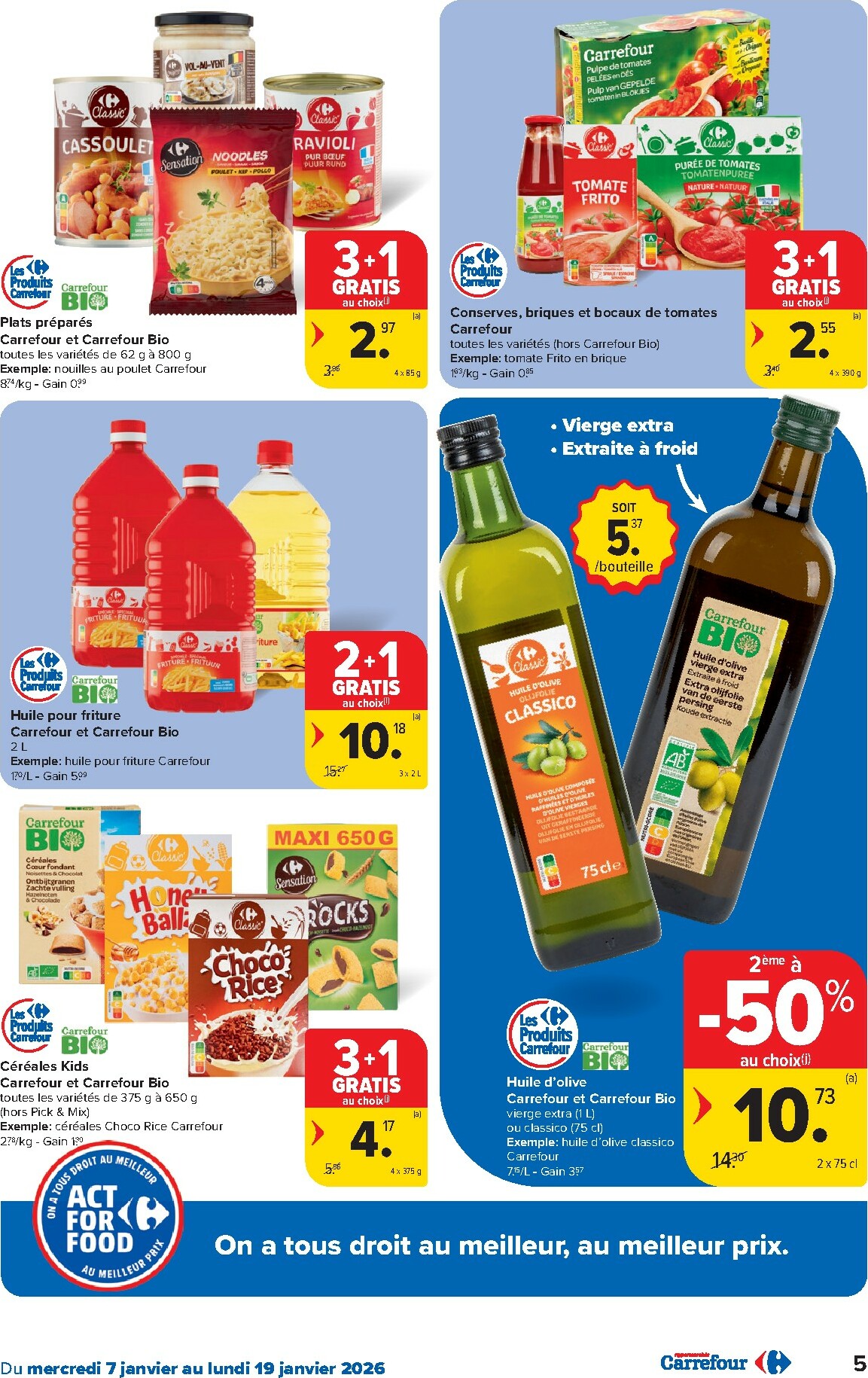 carrefour - De Carrefour Hypermarchés folder geldig vanaf 07/01 t/m 19/01 - page: 5