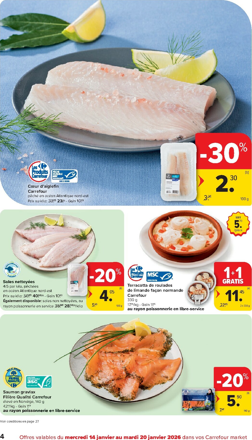 carrefour - De Carrefour Market folder geldig vanaf 14/01 t/m 20/01 - page: 4