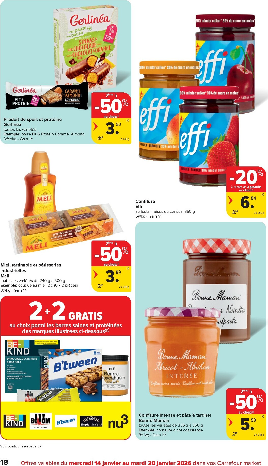 carrefour - De Carrefour Market folder geldig vanaf 14/01 t/m 20/01 - page: 18