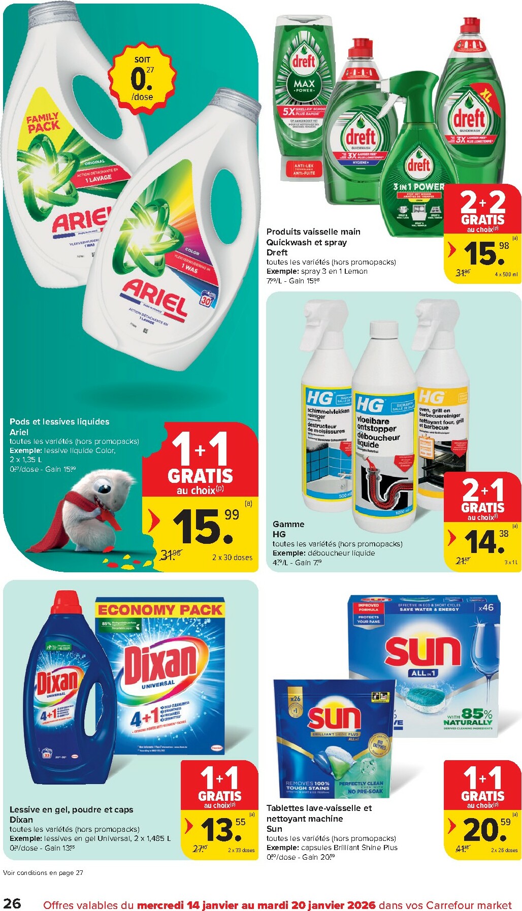 carrefour - De Carrefour Market folder geldig vanaf 14/01 t/m 20/01 - page: 26