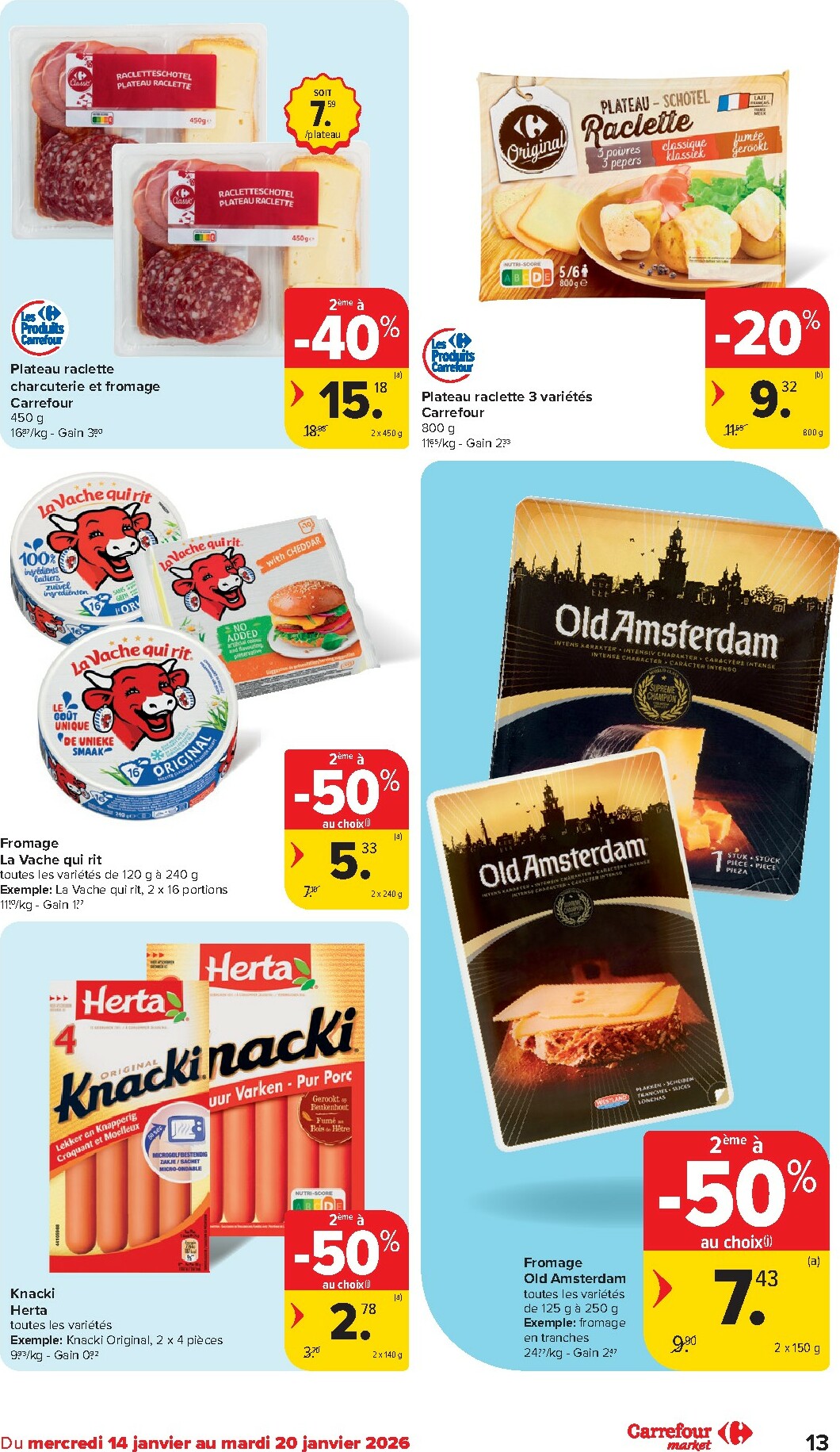 carrefour - De Carrefour Market folder geldig vanaf 14/01 t/m 20/01 - page: 13