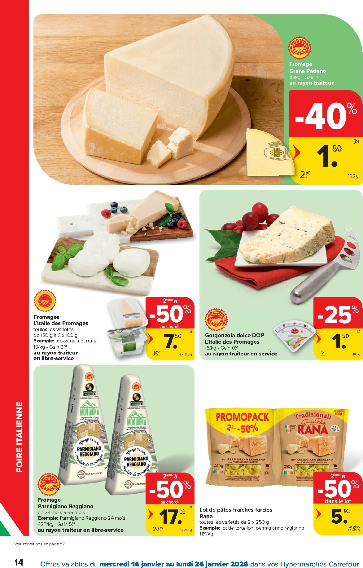 carrefour - De Carrefour Hypermarchés folder geldig vanaf 14/01 t/m 26/01 - page: 14