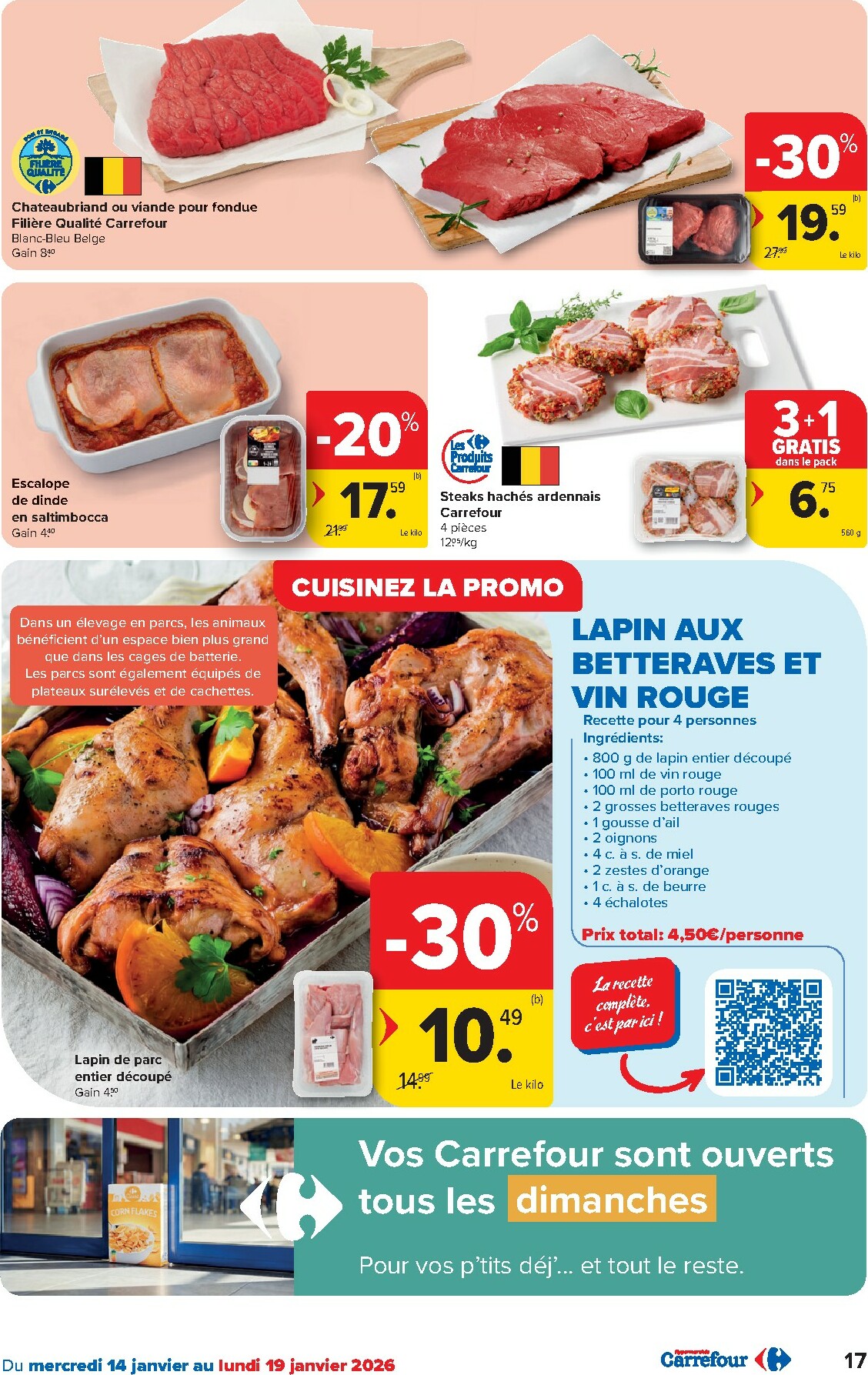 carrefour - De Carrefour Hypermarchés folder geldig vanaf 14/01 t/m 26/01 - page: 17