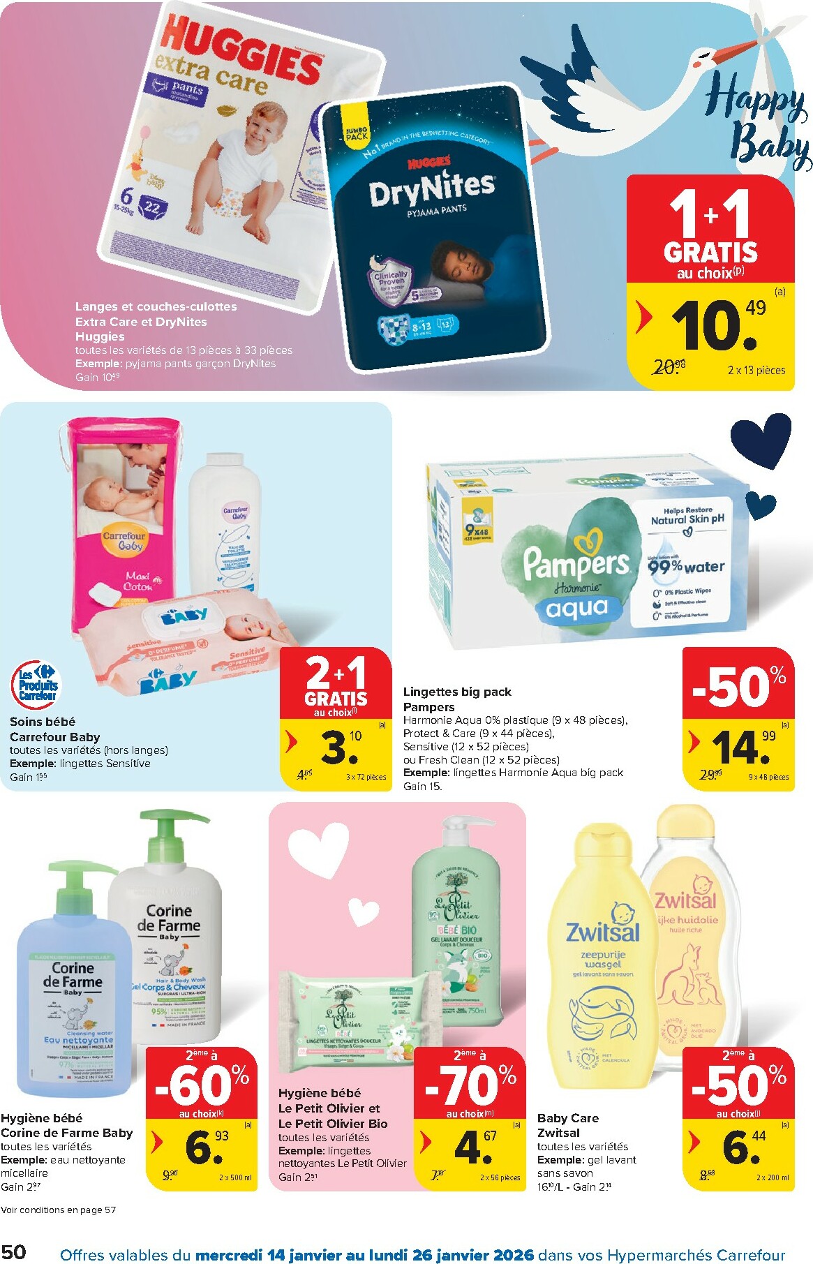carrefour - De Carrefour Hypermarchés folder geldig vanaf 14/01 t/m 26/01 - page: 50