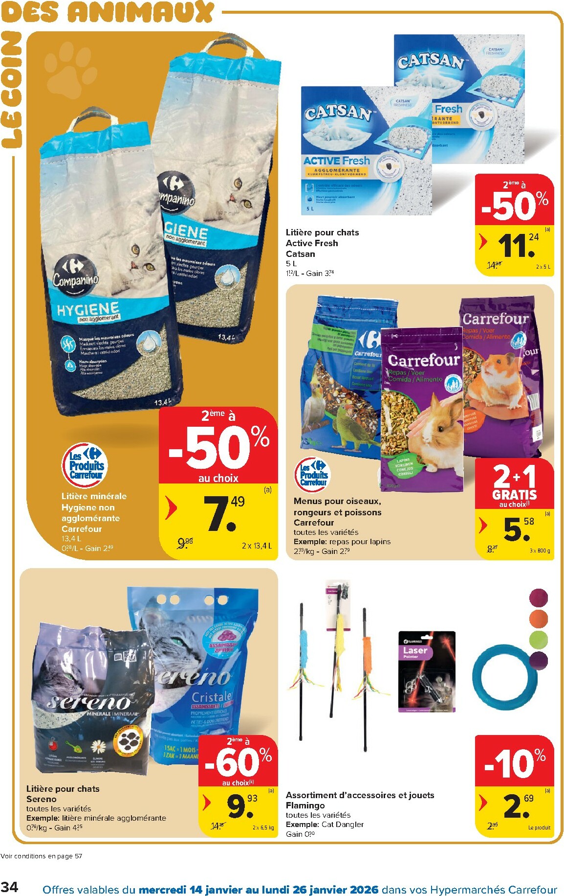 carrefour - De Carrefour Hypermarchés folder geldig vanaf 14/01 t/m 26/01 - page: 34