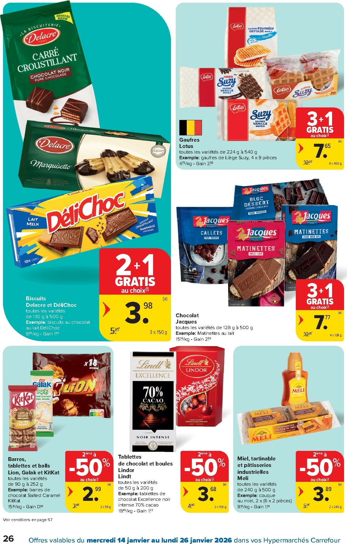 carrefour - De Carrefour Hypermarchés folder geldig vanaf 14/01 t/m 26/01 - page: 26