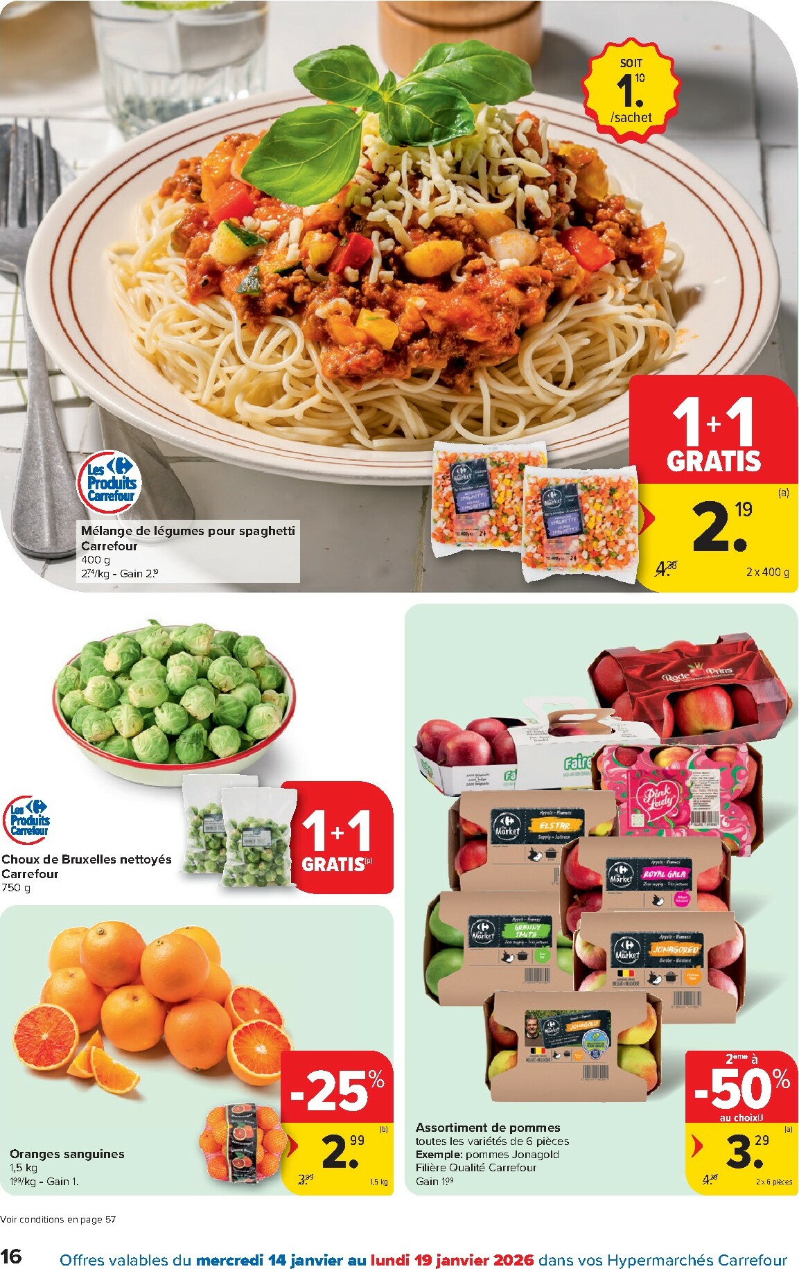 carrefour - De Carrefour Hypermarchés folder geldig vanaf 14/01 t/m 26/01 - page: 16