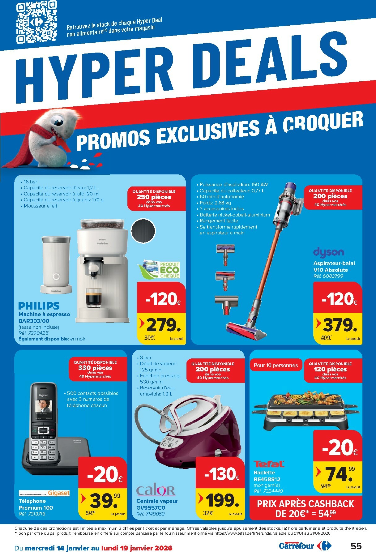 carrefour - De Carrefour Hypermarchés folder geldig vanaf 14/01 t/m 26/01 - page: 55