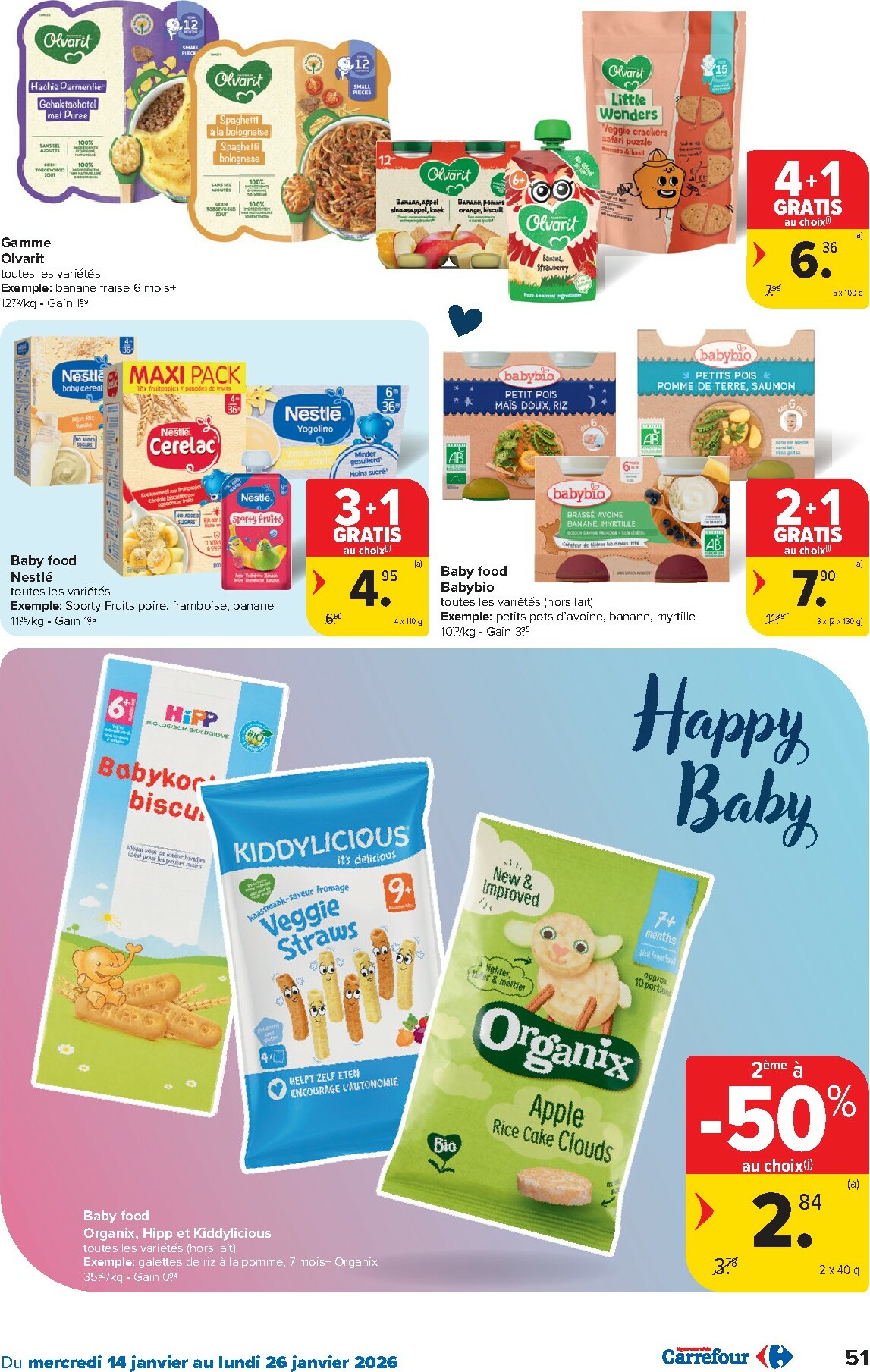 carrefour - De Carrefour Hypermarchés folder geldig vanaf 14/01 t/m 26/01 - page: 51