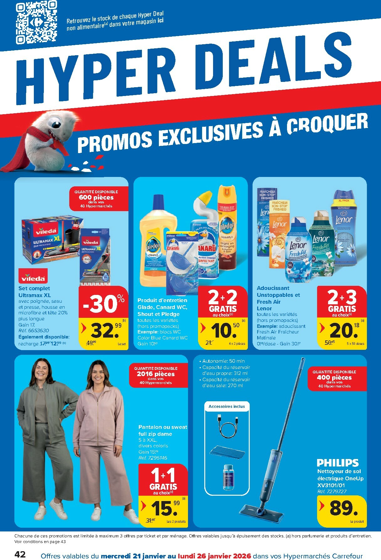 carrefour - De Carrefour Hypermarchés folder geldig vanaf 21/01 t/m 02/02 - page: 42