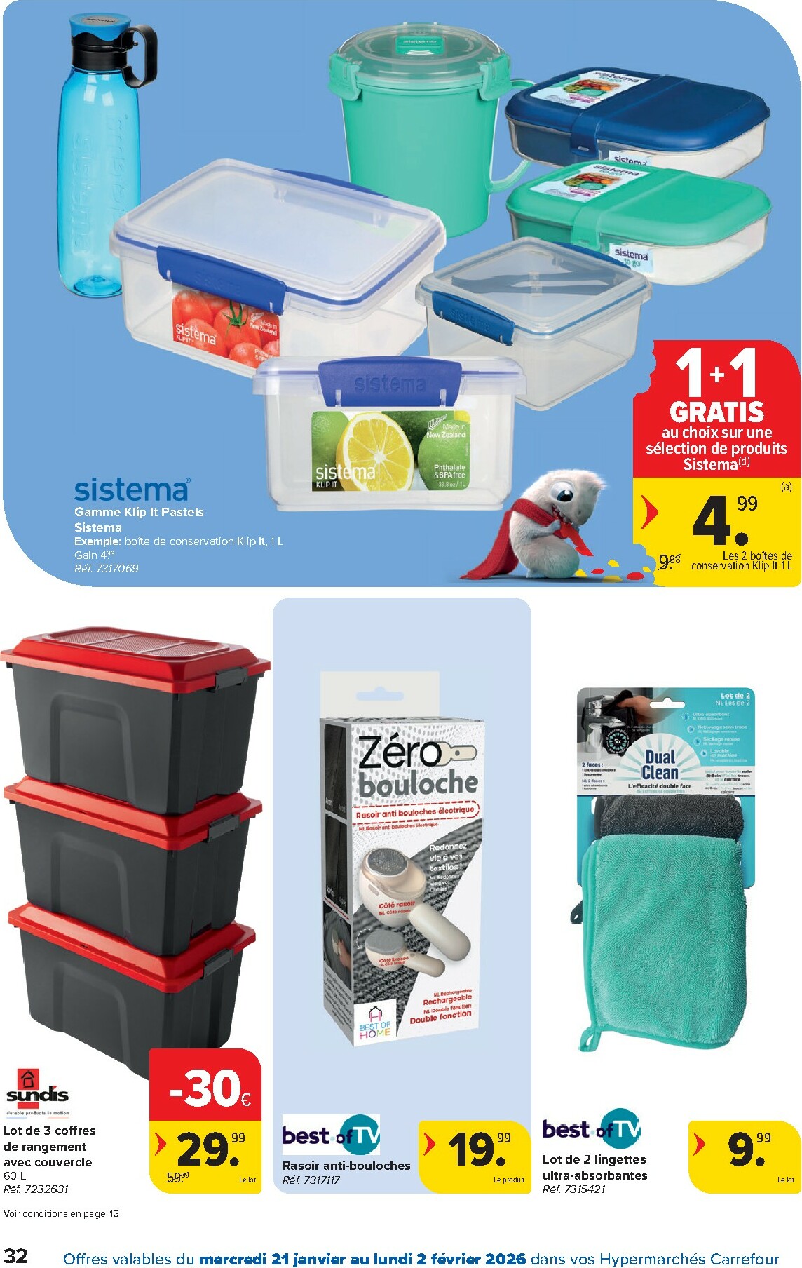 carrefour - De Carrefour Hypermarchés folder geldig vanaf 21/01 t/m 02/02 - page: 32