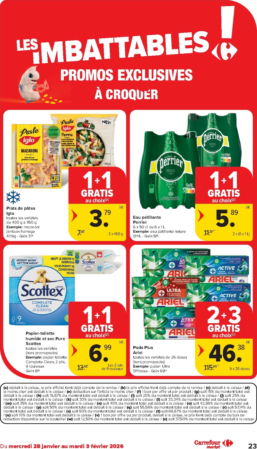 carrefour - De Carrefour Market folder geldig vanaf 28/01 t/m 03/02 - page: 23