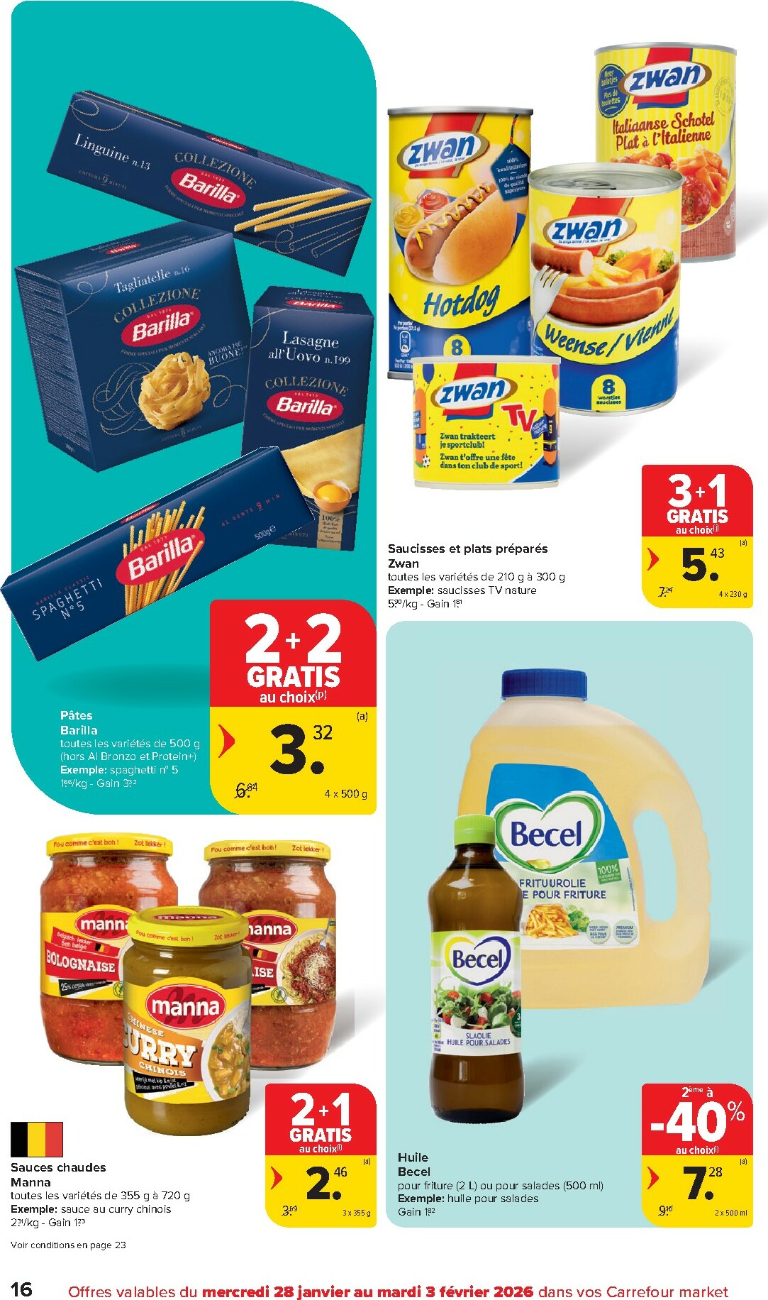 carrefour - De Carrefour Market folder geldig vanaf 28/01 t/m 03/02 - page: 16