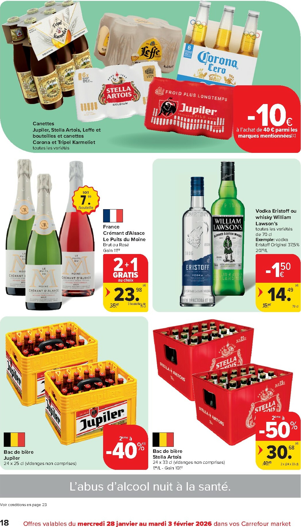 carrefour - De Carrefour Market folder geldig vanaf 28/01 t/m 03/02 - page: 18