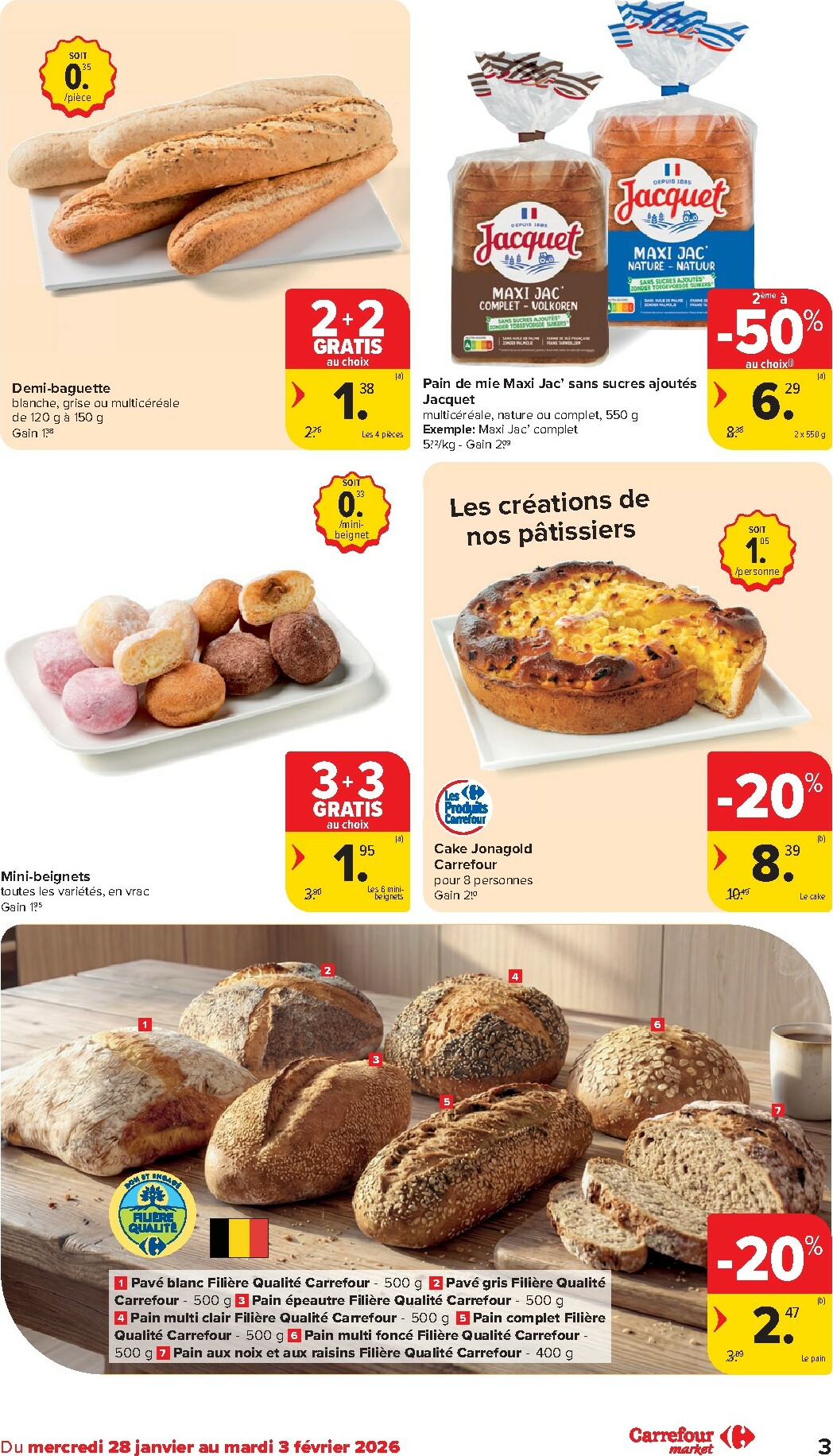 carrefour - De Carrefour Market folder geldig vanaf 28/01 t/m 03/02 - page: 3