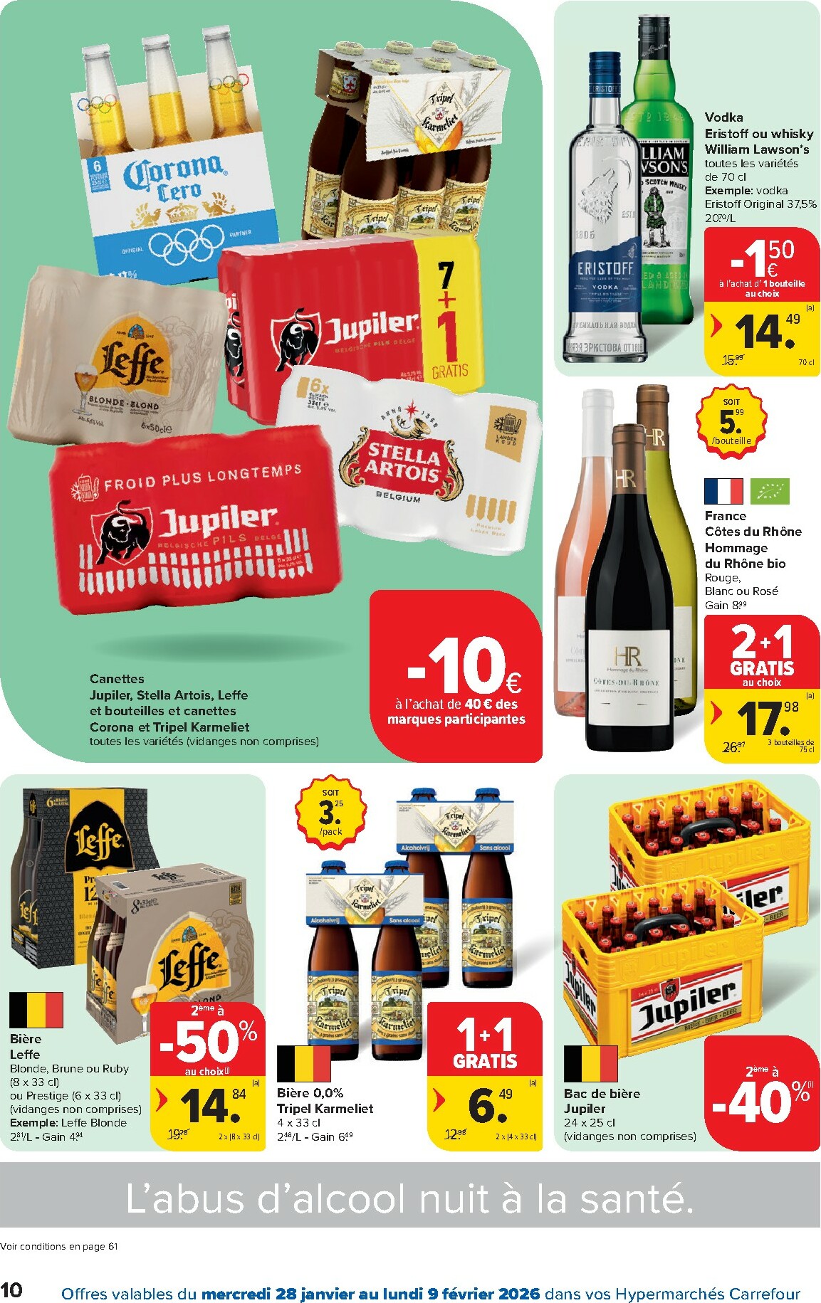 carrefour - De Carrefour Hypermarchés folder geldig vanaf 28/01 t/m 09/02 - page: 10