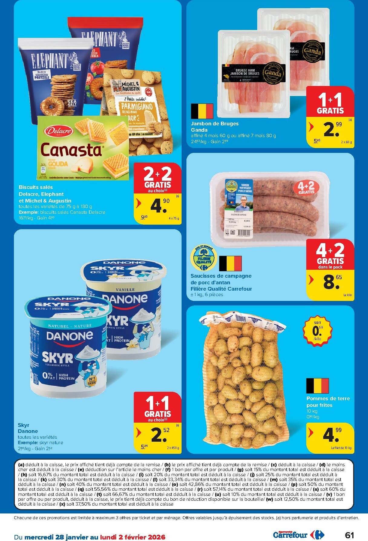 carrefour - De Carrefour Hypermarchés folder geldig vanaf 28/01 t/m 09/02 - page: 61