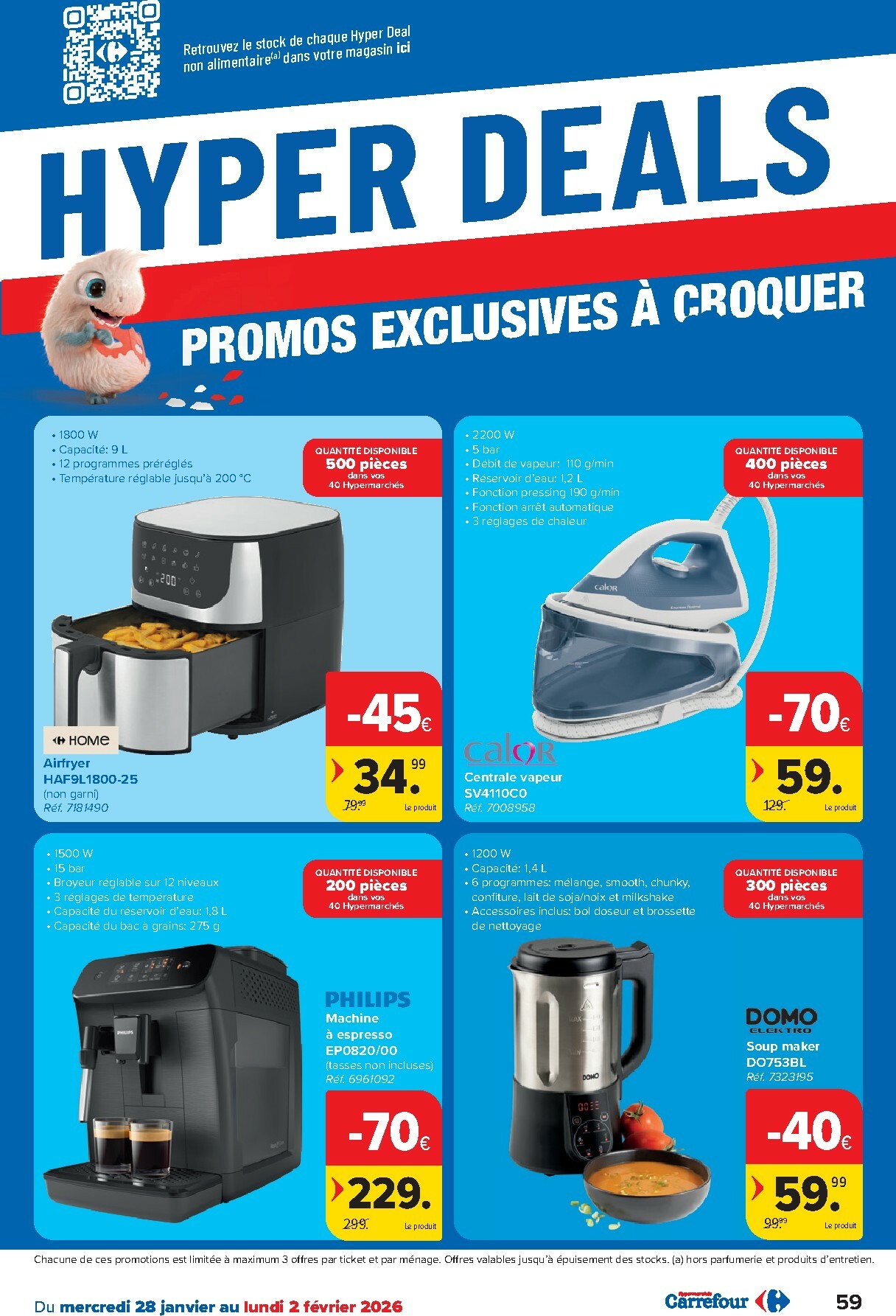 carrefour - De Carrefour Hypermarchés folder geldig vanaf 28/01 t/m 09/02 - page: 59