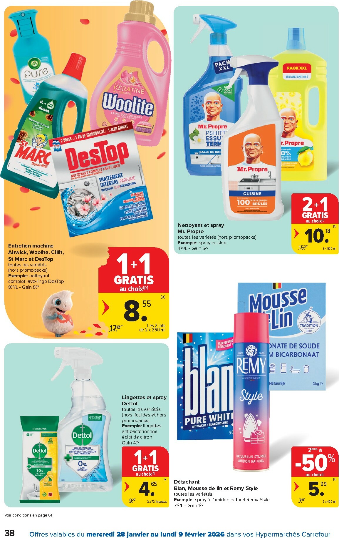 carrefour - De Carrefour Hypermarchés folder geldig vanaf 28/01 t/m 09/02 - page: 38