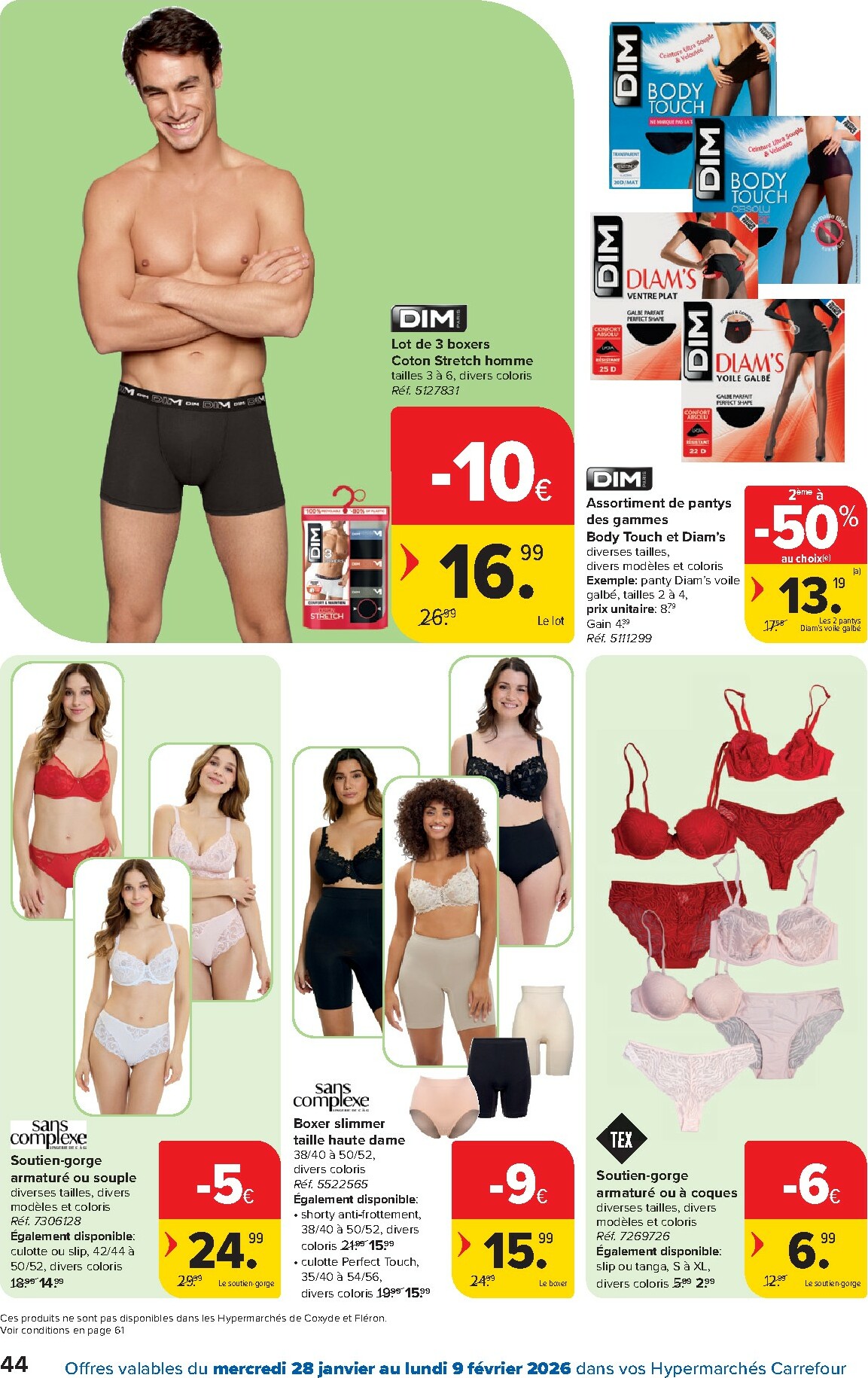 carrefour - De Carrefour Hypermarchés folder geldig vanaf 28/01 t/m 09/02 - page: 44