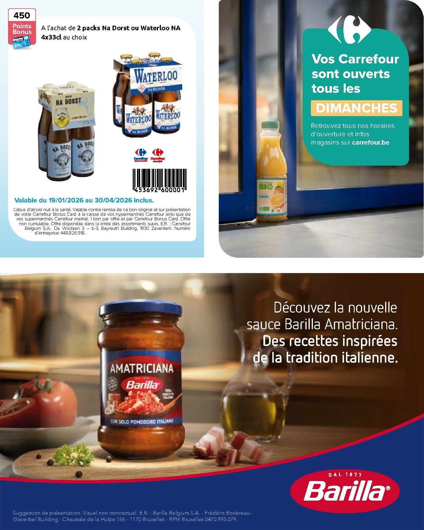 carrefour - De Carrefour - Food Magazine folder geldig vanaf 22/01 t/m 19/03 - page: 66