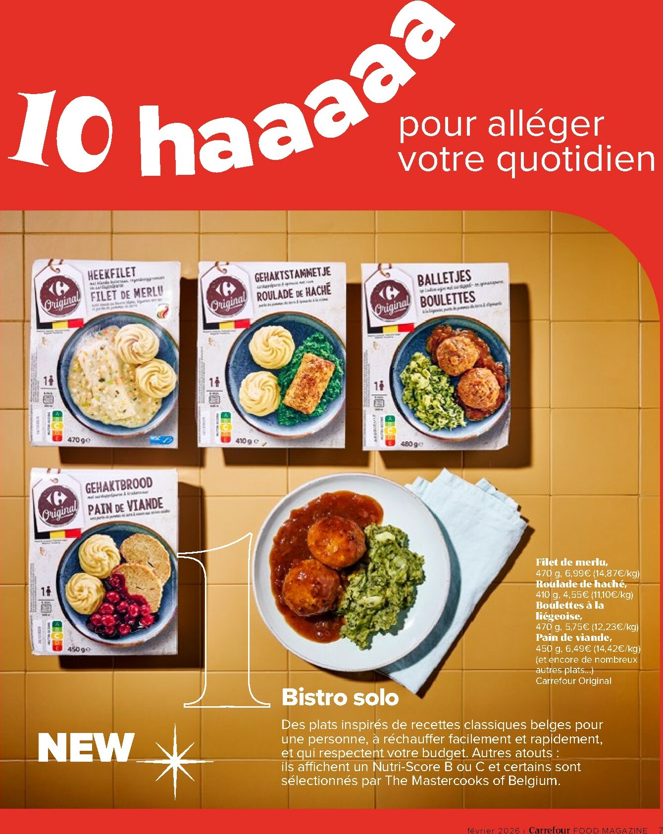 carrefour - De Carrefour - Food Magazine folder geldig vanaf 22/01 t/m 19/03 - page: 7