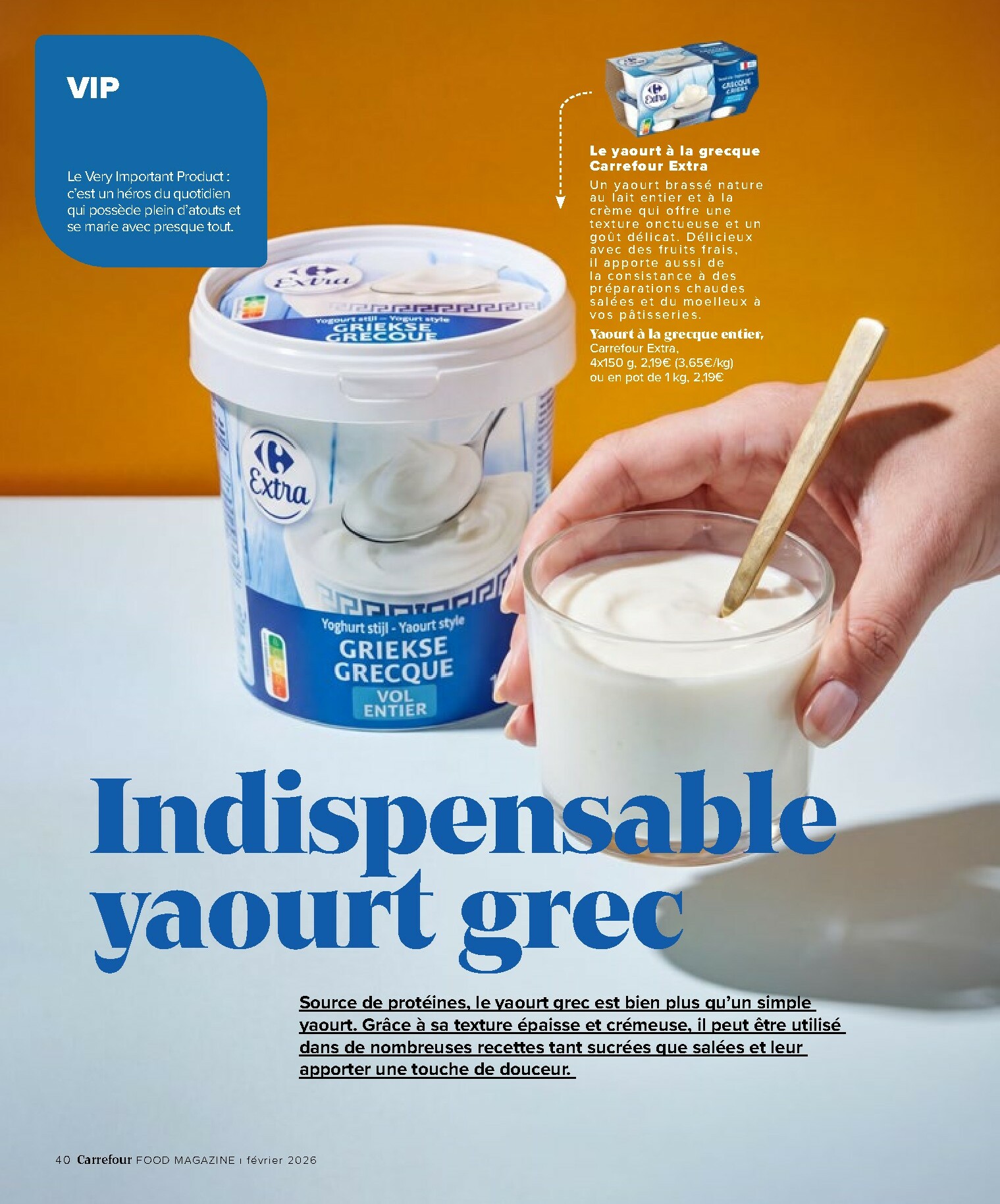 carrefour - De Carrefour - Food Magazine folder geldig vanaf 22/01 t/m 19/03 - page: 40
