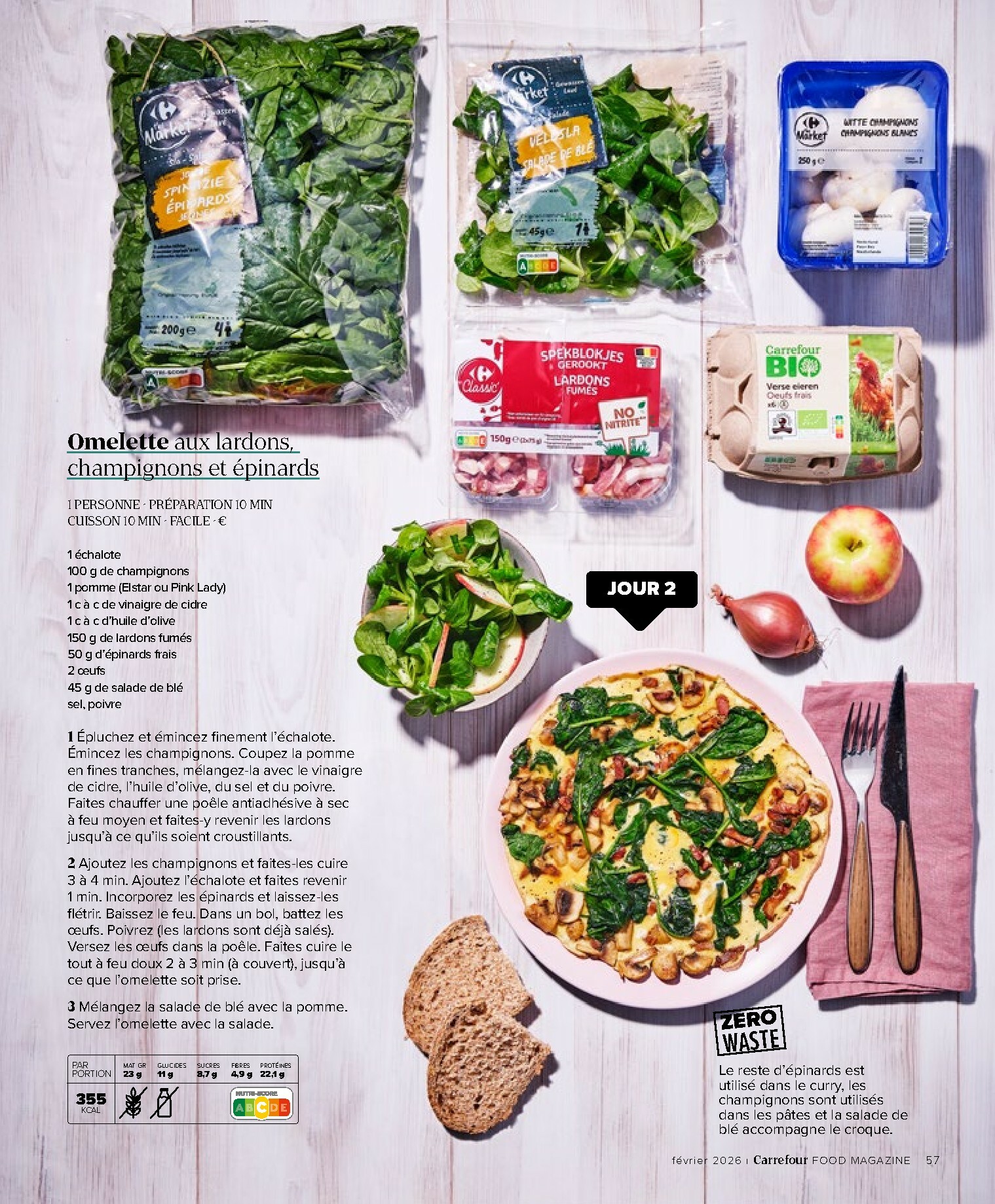 carrefour - De Carrefour - Food Magazine folder geldig vanaf 22/01 t/m 19/03 - page: 57