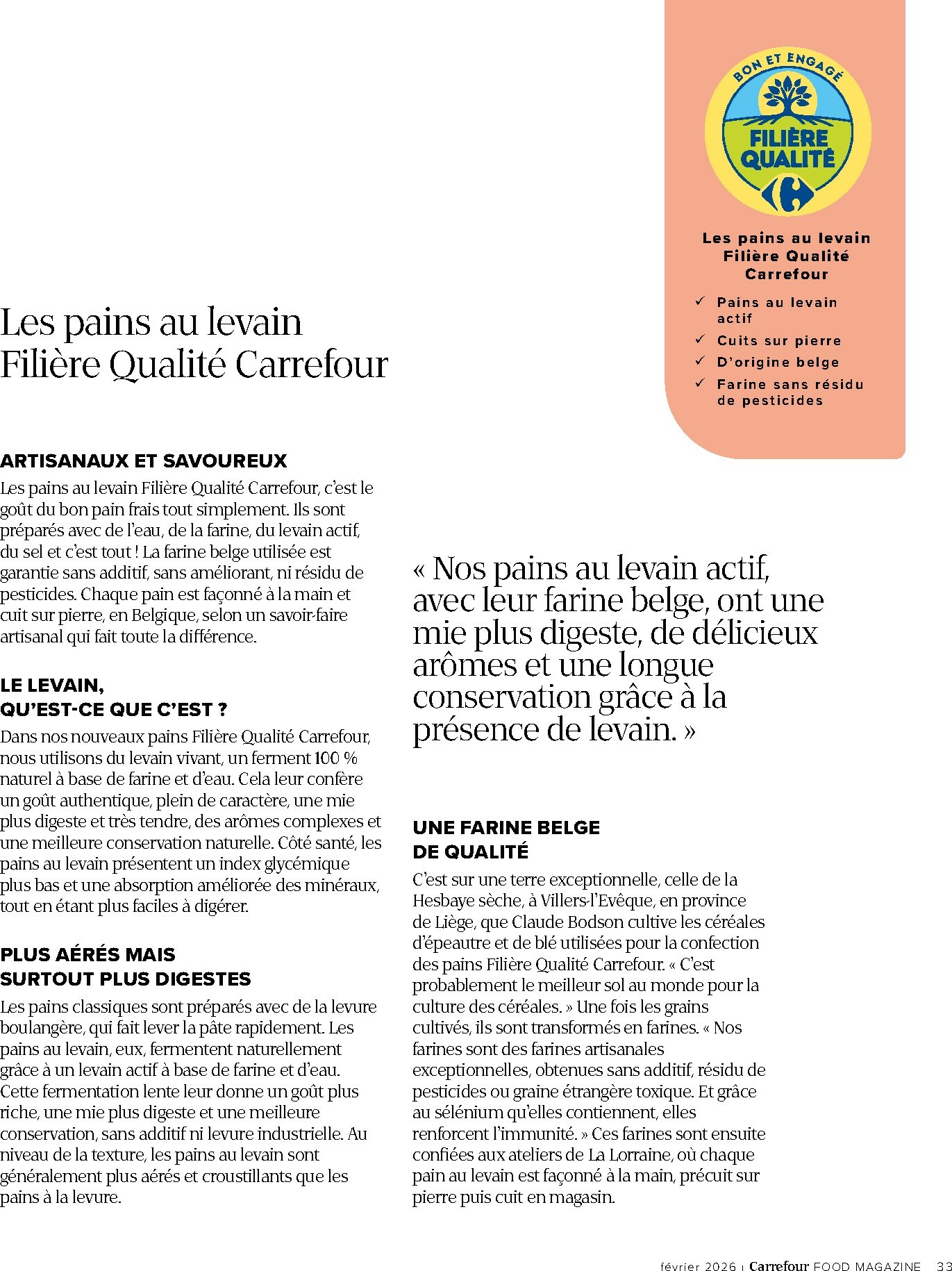 carrefour - De Carrefour - Food Magazine folder geldig vanaf 22/01 t/m 19/03 - page: 33