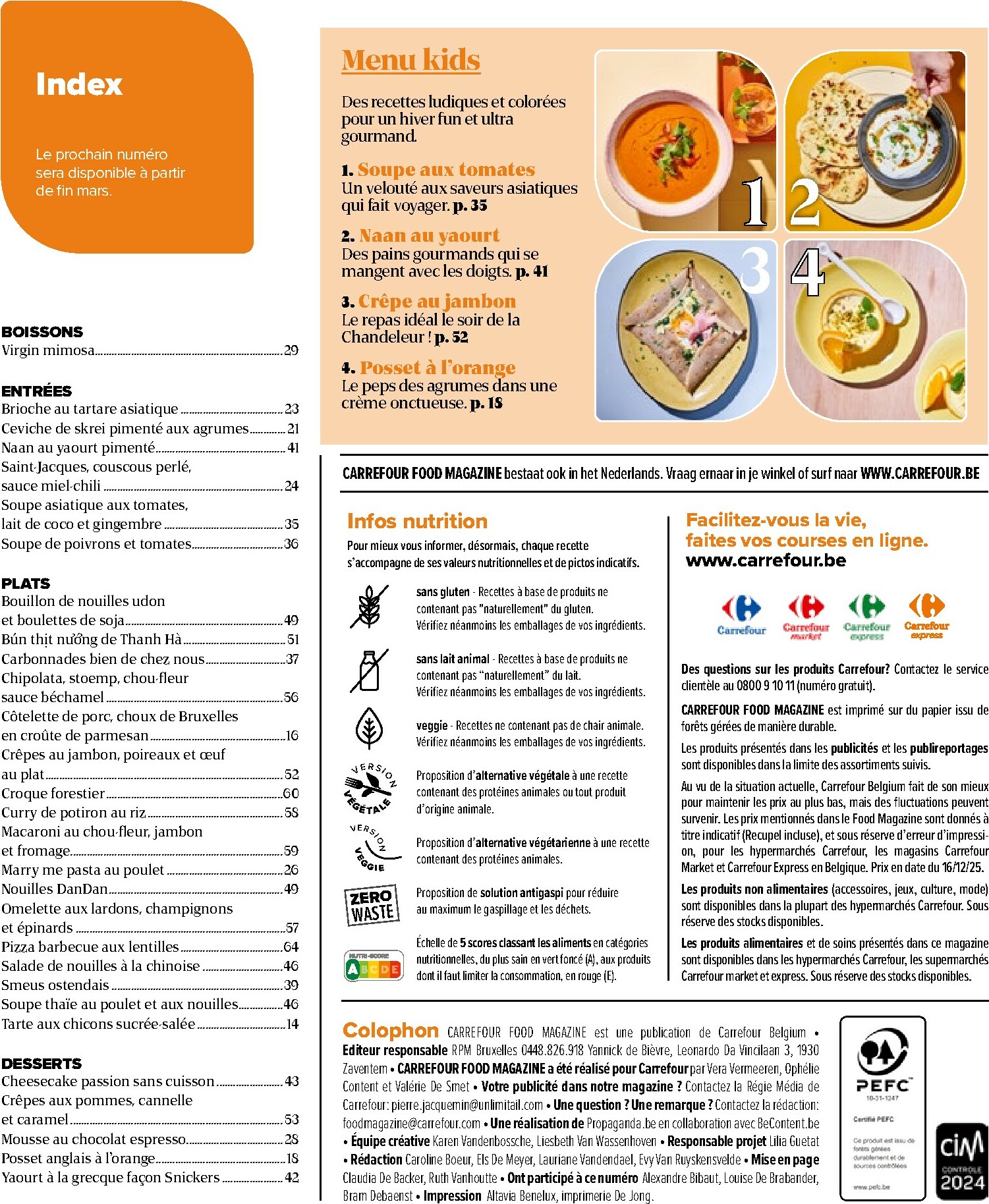 carrefour - De Carrefour - Food Magazine folder geldig vanaf 22/01 t/m 19/03 - page: 67